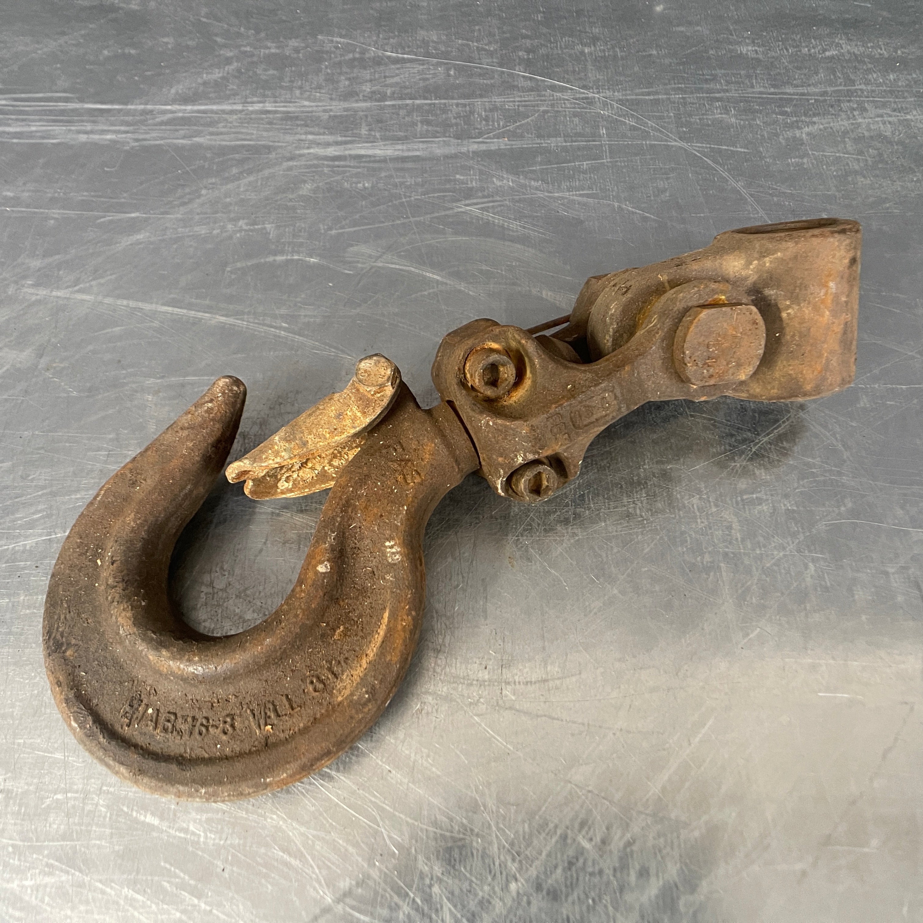 Industrial powerhouse props prop rental hire vintage movie film set dec HIAB heavy duty hook