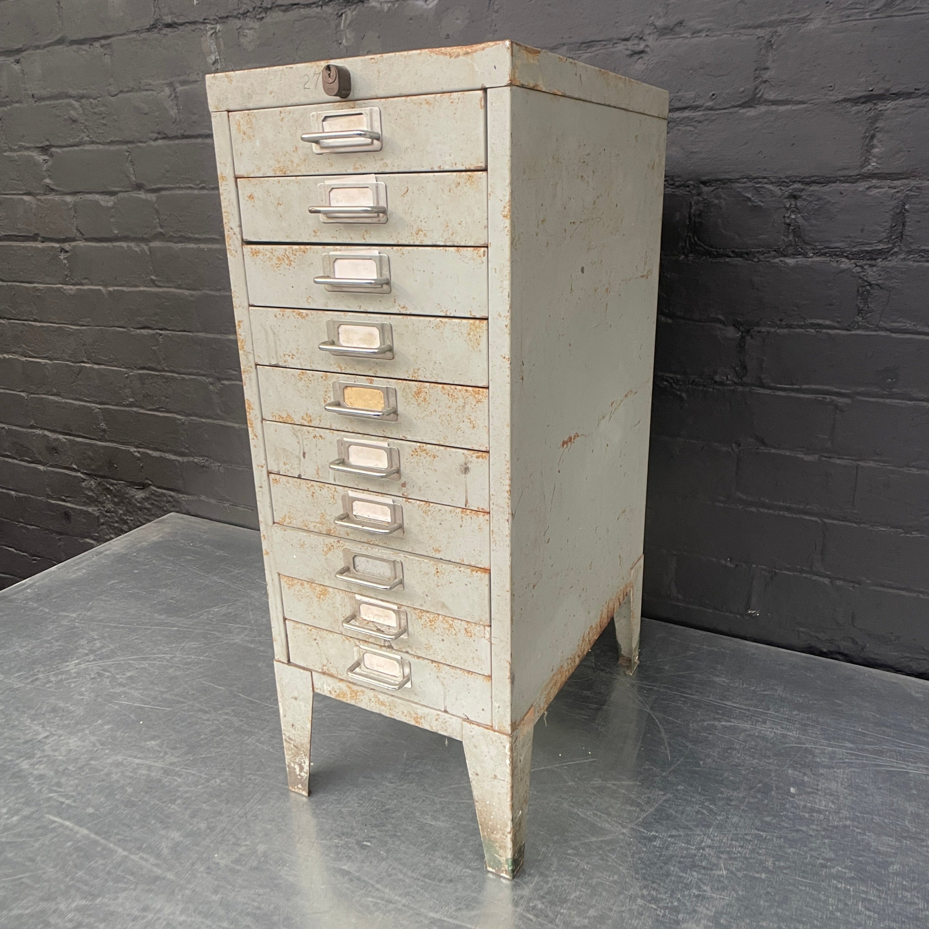 Industrial powerhouse props prop rental hire vintage movie film set dec drawers steel engineers 2