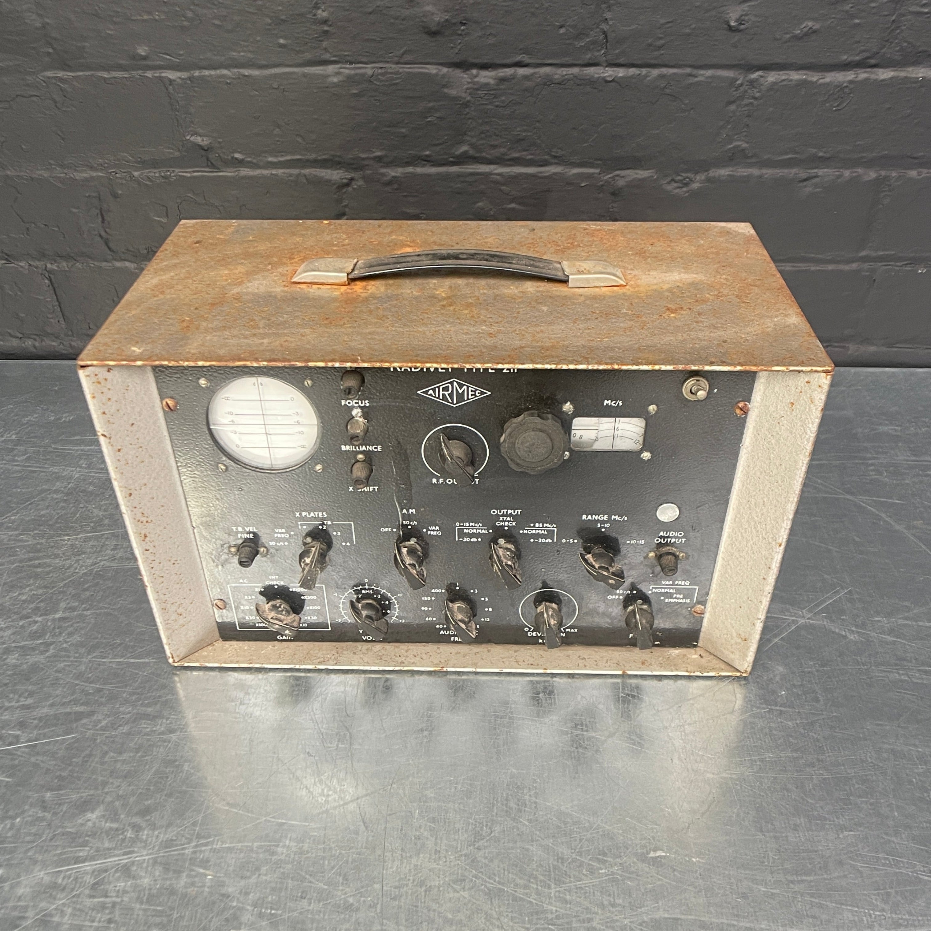 Industrial powerhouse props prop rental hire vintage movie film set dec electrical testing unit