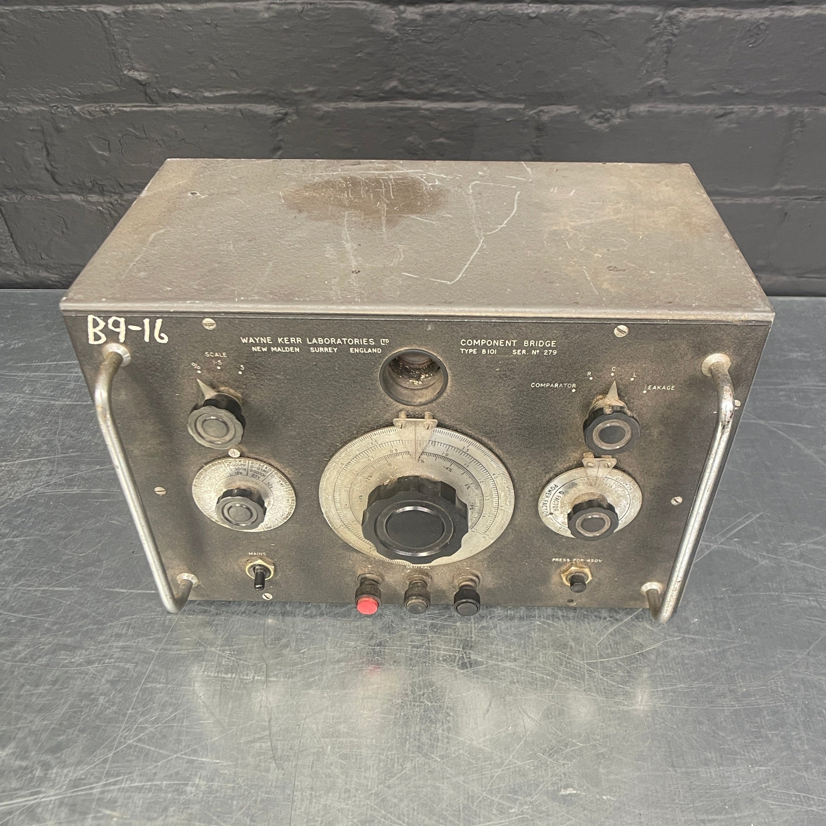 Industrial powerhouse props prop rental hire vintage movie film set dec equipment electrical component bridge