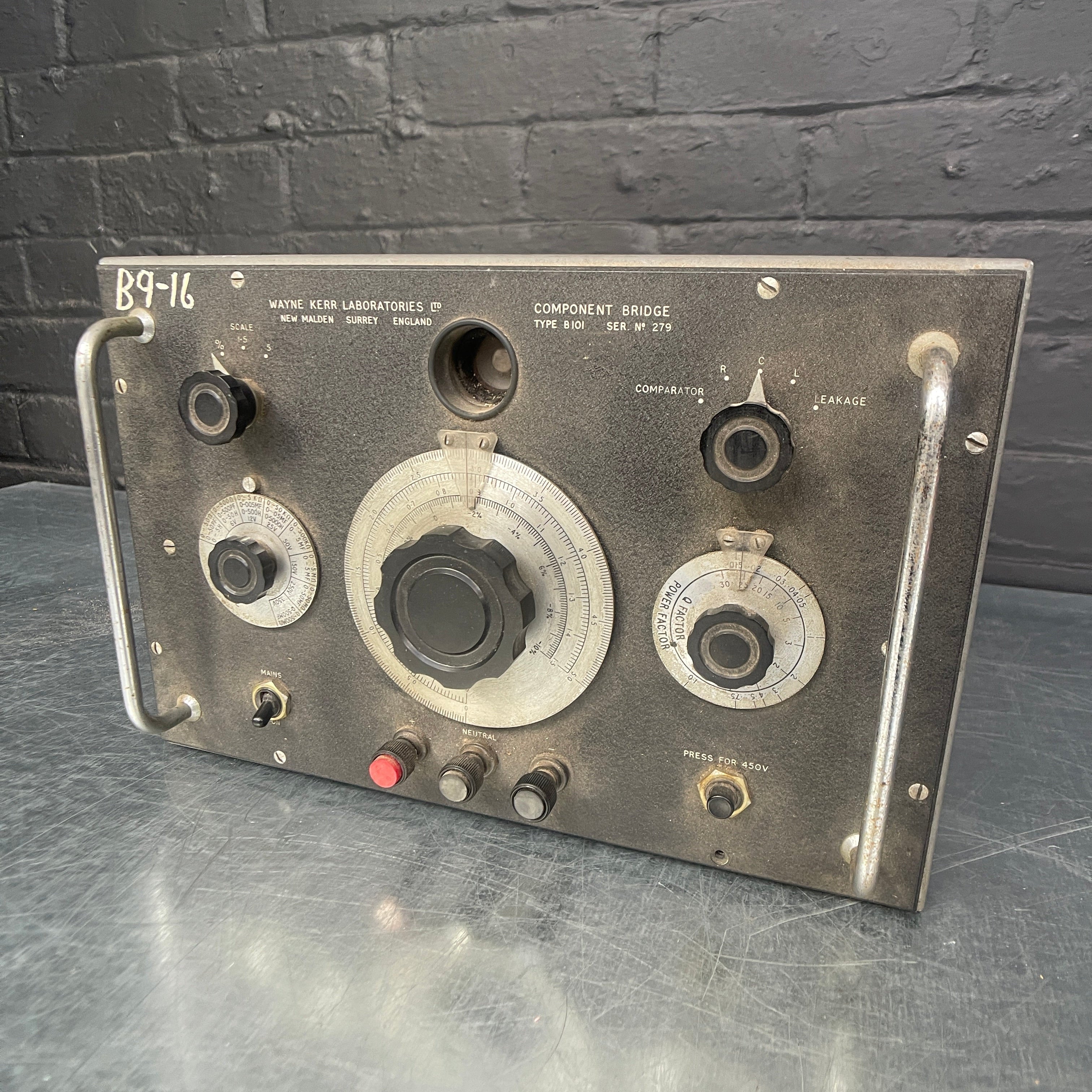 Industrial powerhouse props prop rental hire vintage movie film set dec equipment electrical component bridge 1