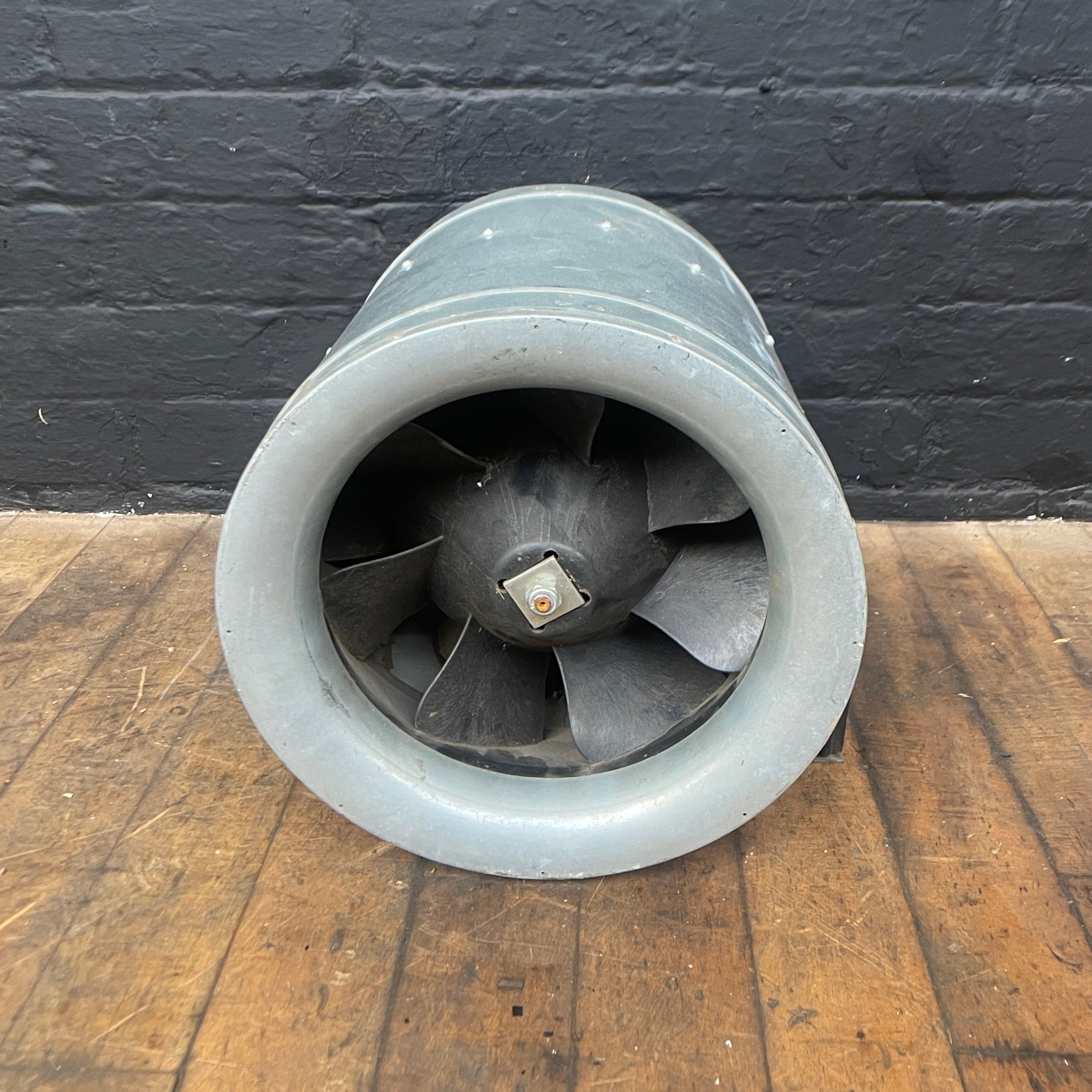 Industrial powerhouse props prop rental hire vintage movie film set dec extraction fan galvanised 6