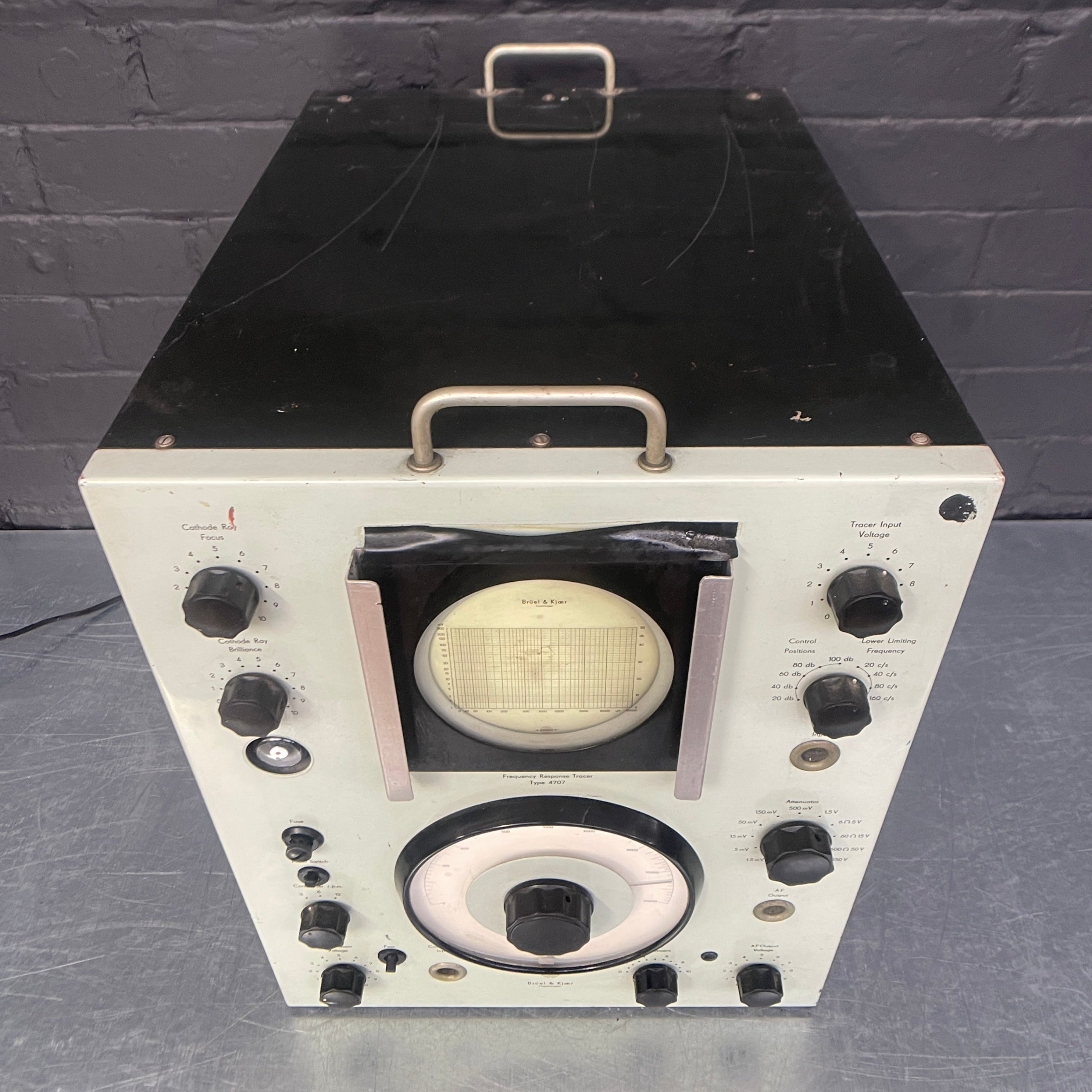 Industrial powerhouse props prop rental hire vintage movie film set dec frequency response unit test equipment electrical 1