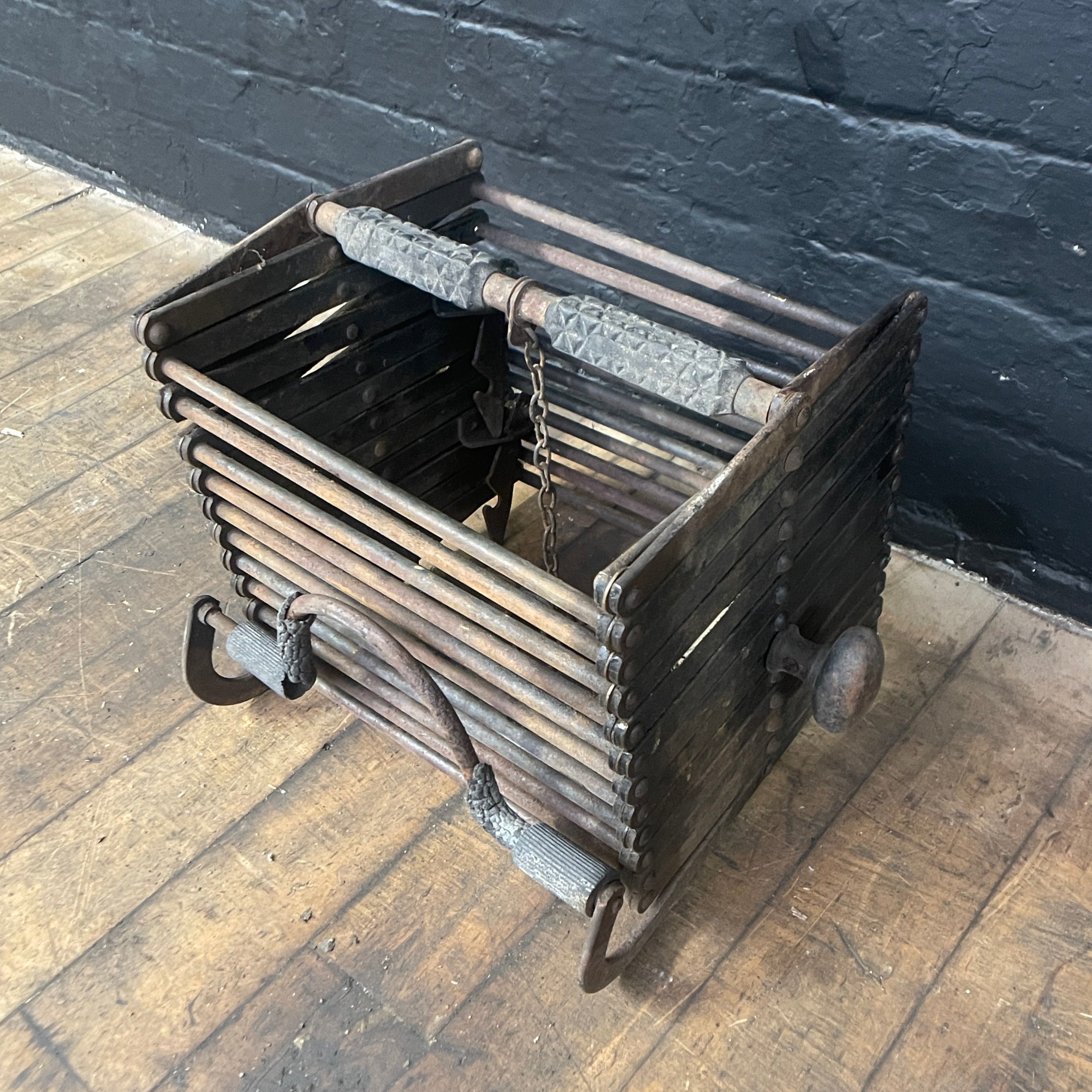 Industrial powerhouse props prop rental hire vintage movie film set dec ladder ladders folding 3