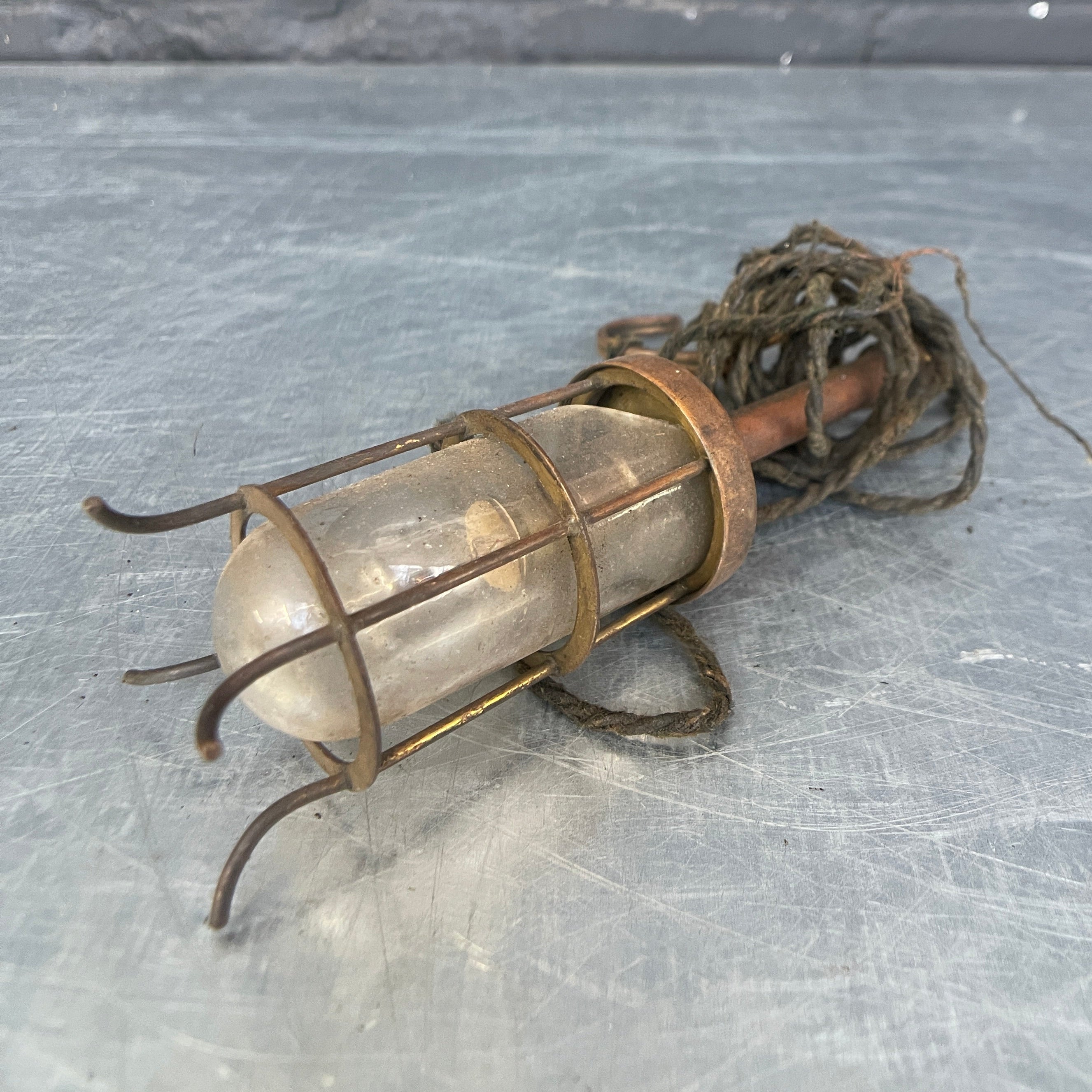 Industrial powerhouse props prop rental hire vintage movie film set dec light lighting inspection lamp old