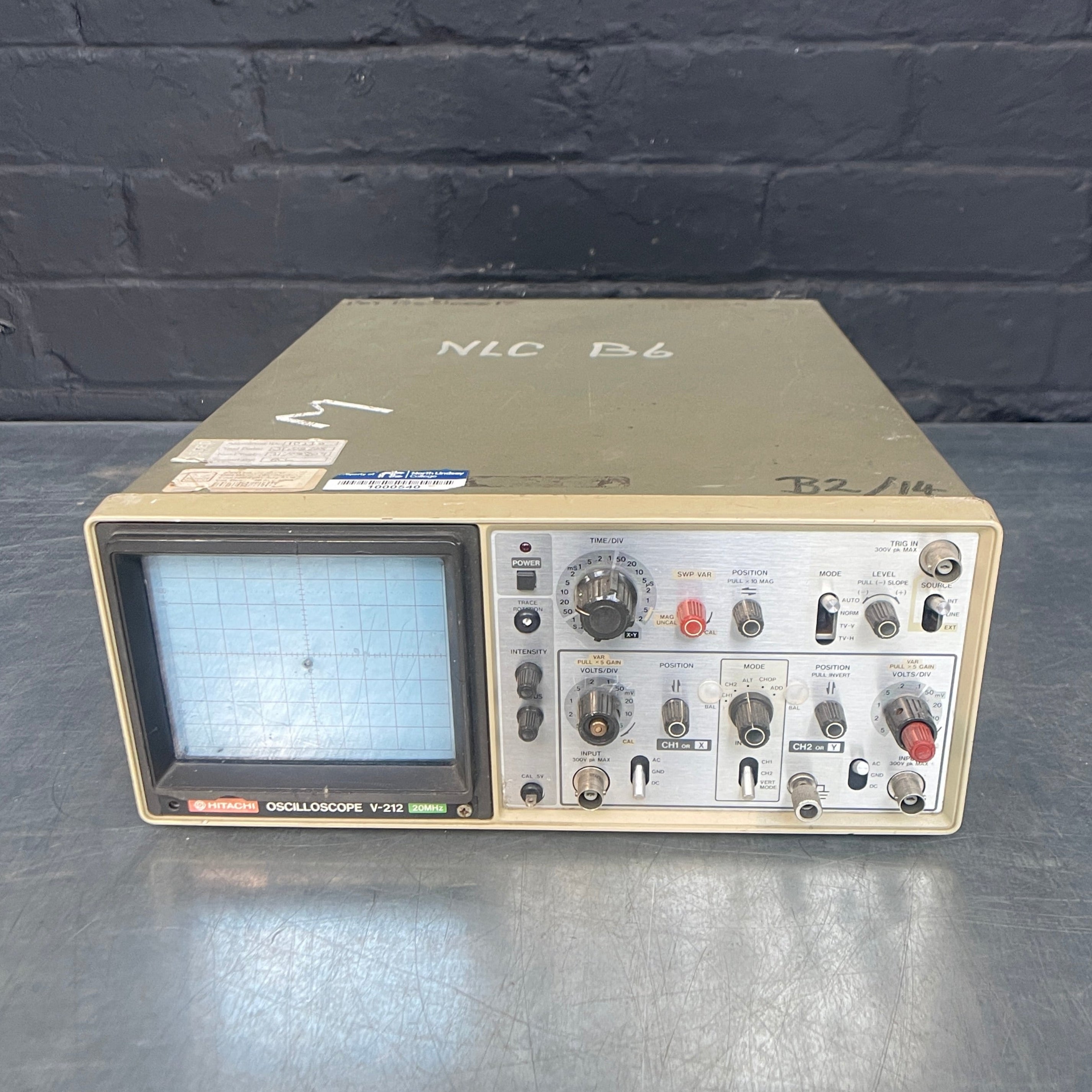 Industrial powerhouse props prop rental hire vintage movie film set dec oscilloscope unit electrical