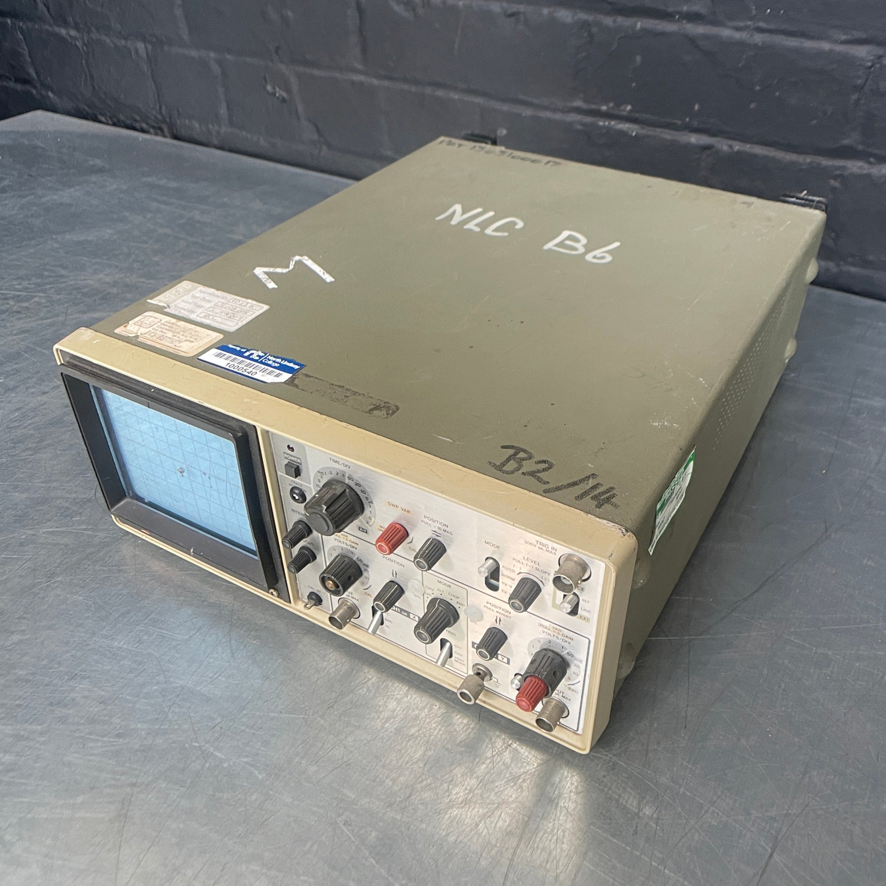 Industrial powerhouse props prop rental hire vintage movie film set dec oscilloscope unit electrical 1
