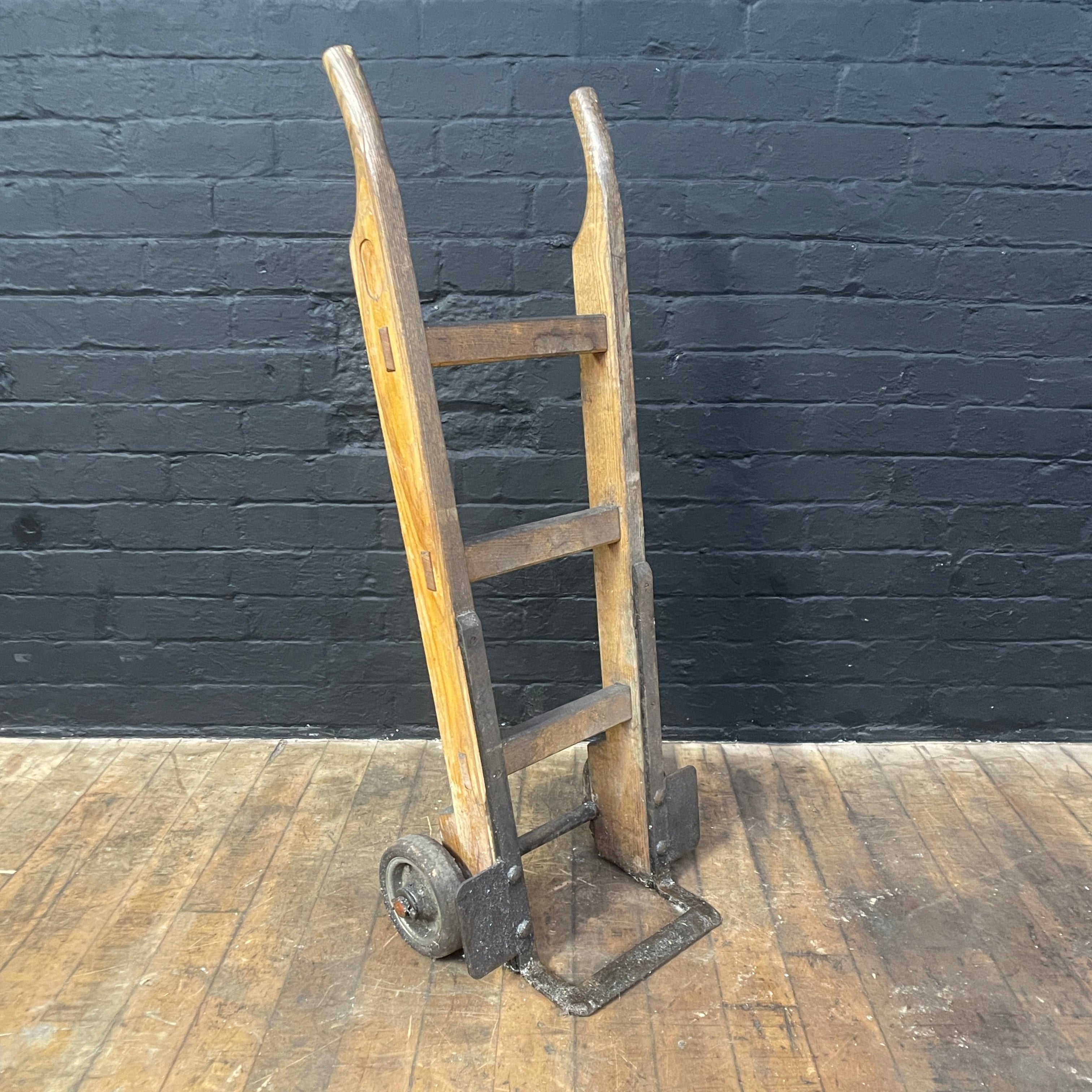 Industrial powerhouse props prop rental hire vintage movie film set dec small sack cart truck