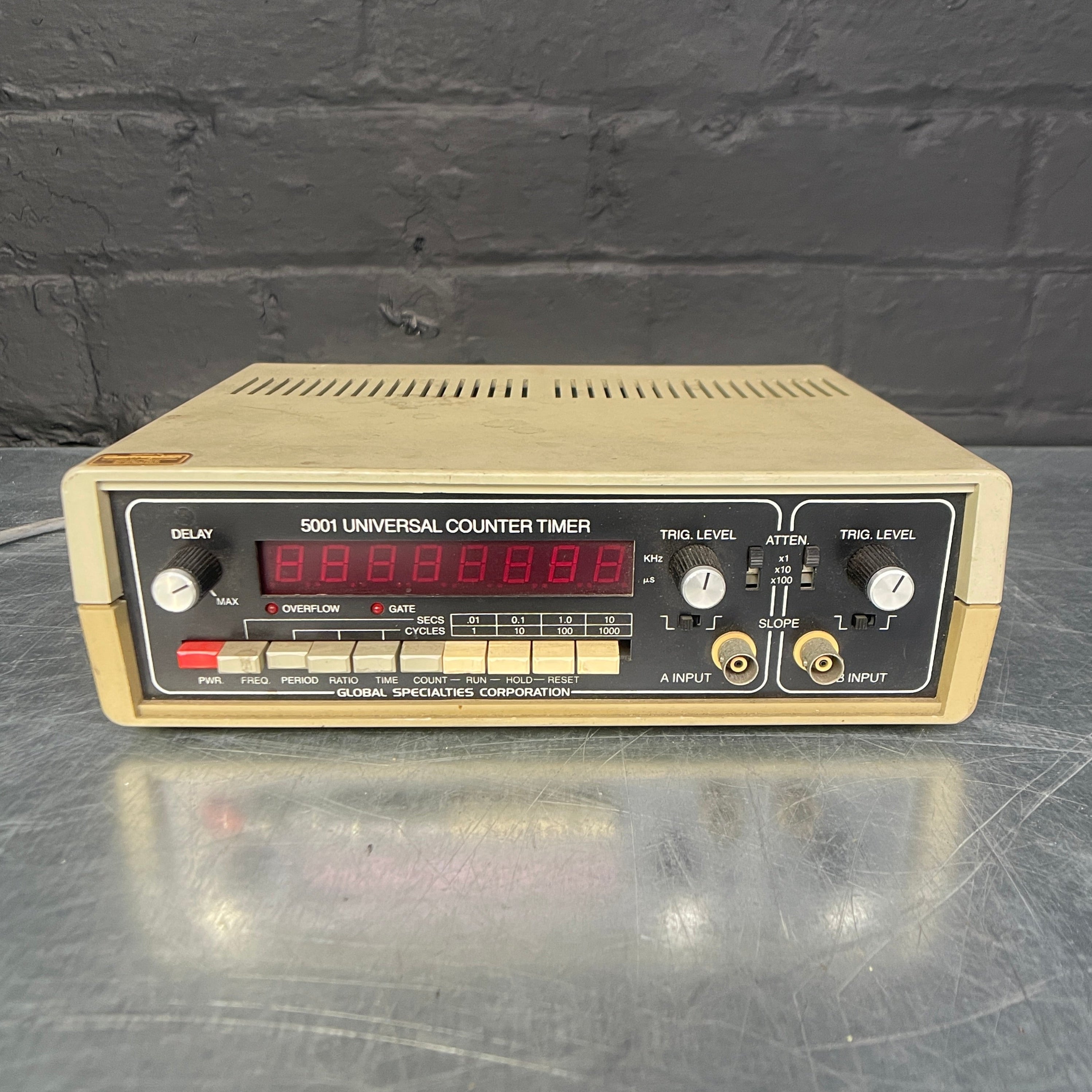 Industrial powerhouse props prop rental hire vintage movie film set dec universal counter timer electrical