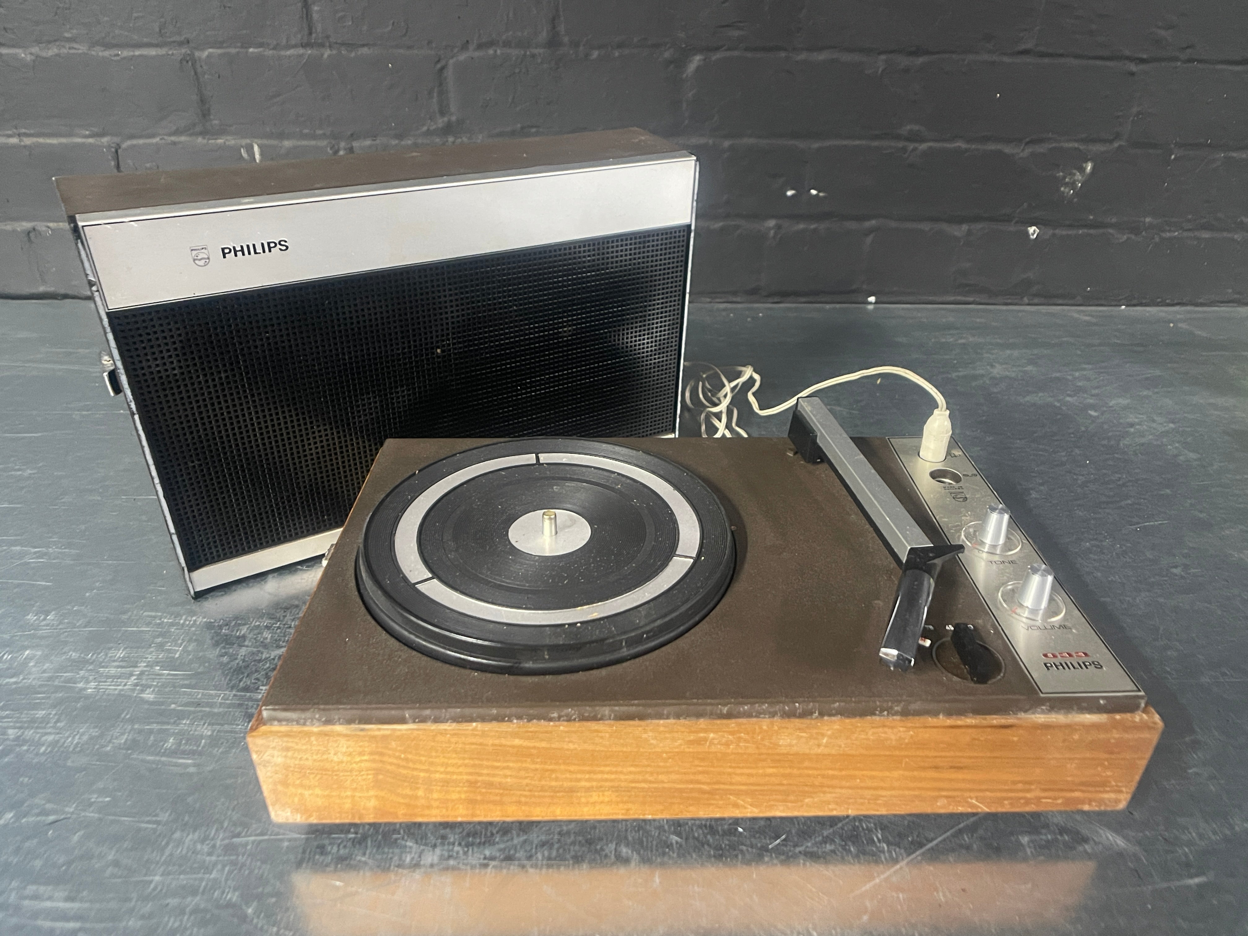 Industrial powerhouse props prop rental hire vintage tv movie film set dec Phillips record player