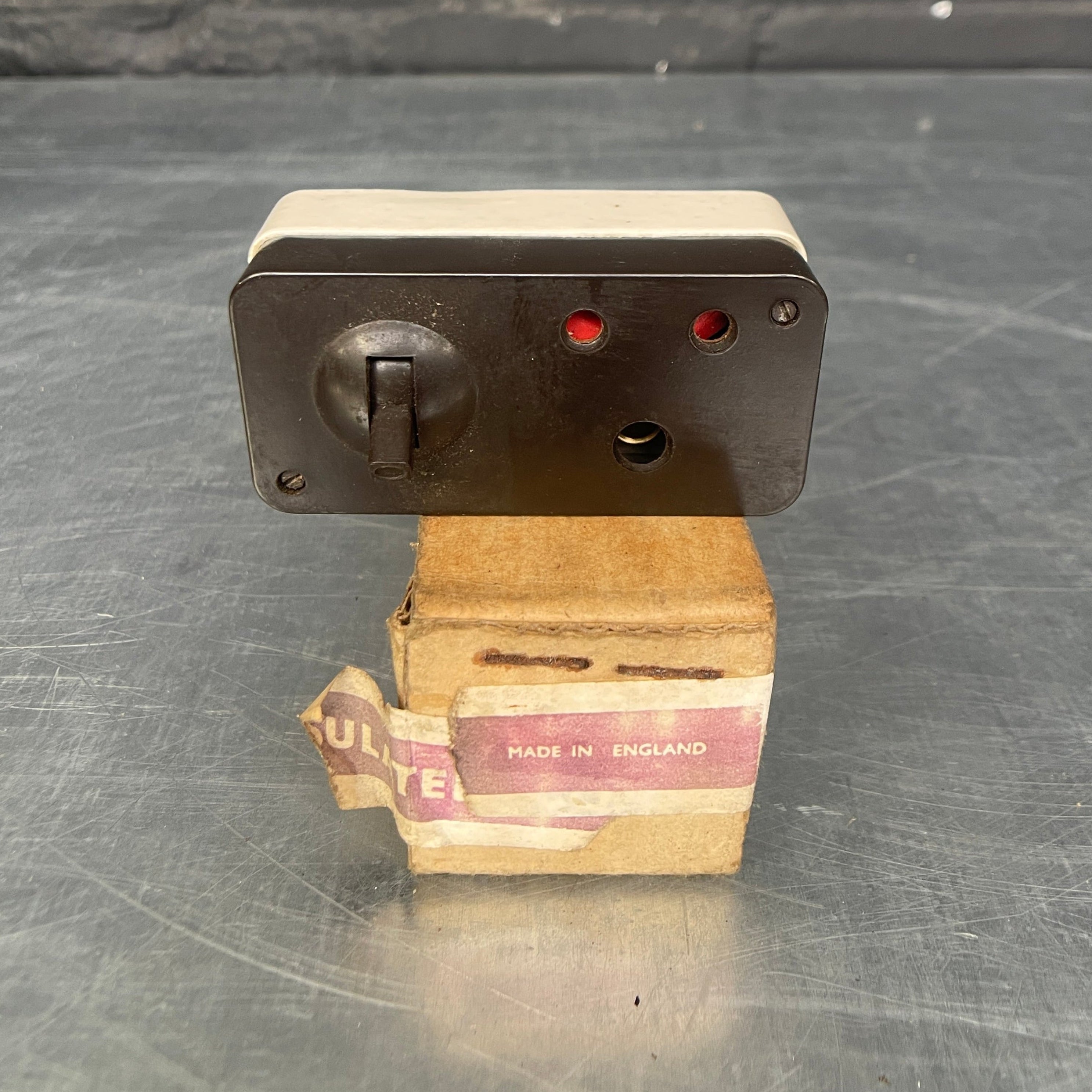 Industrial powerhouse props prop rental hire vintage tv movie film set dec electricl MK socket