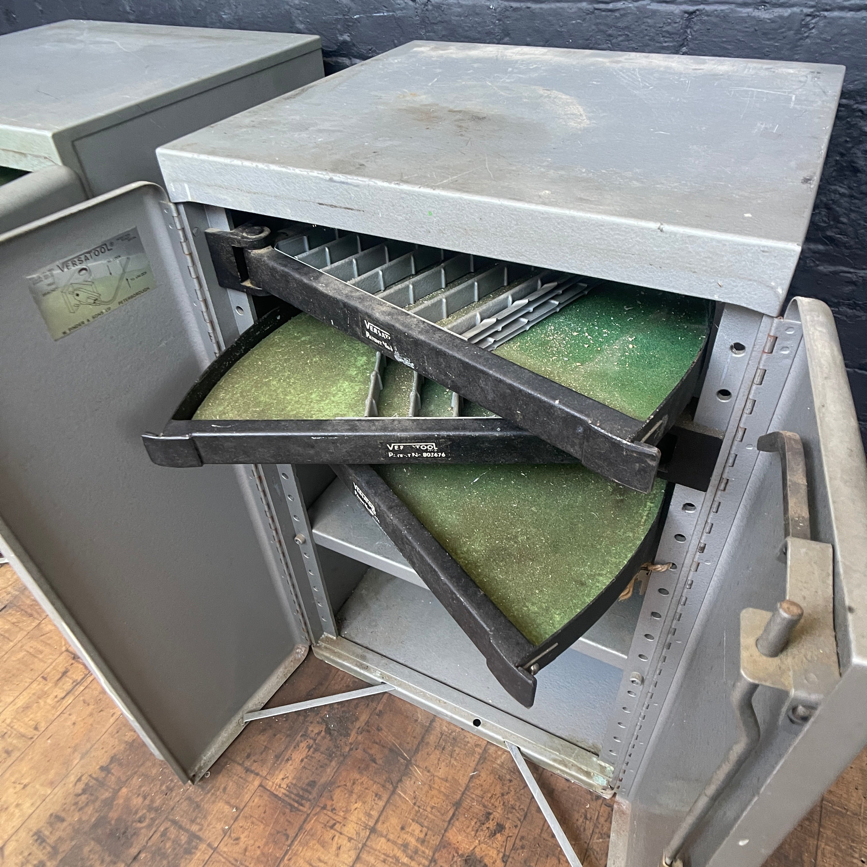 Storage Versatool cabinet industrial engineers Industrial powerhouse props prop rental hire vintage movie film set dec 5