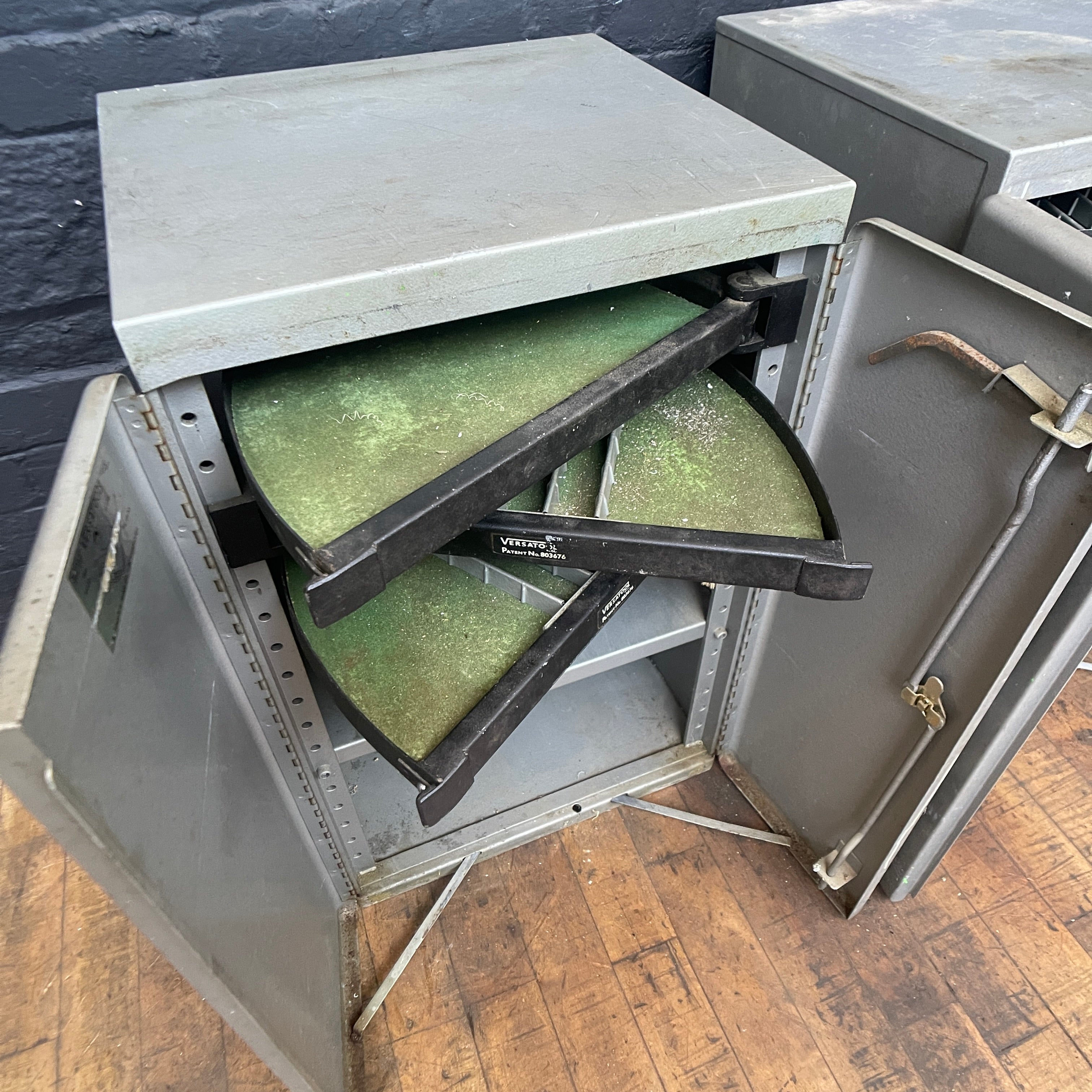 Storage Versatool cabinet industrial engineers Industrial powerhouse props prop rental hire vintage movie film set dec 6