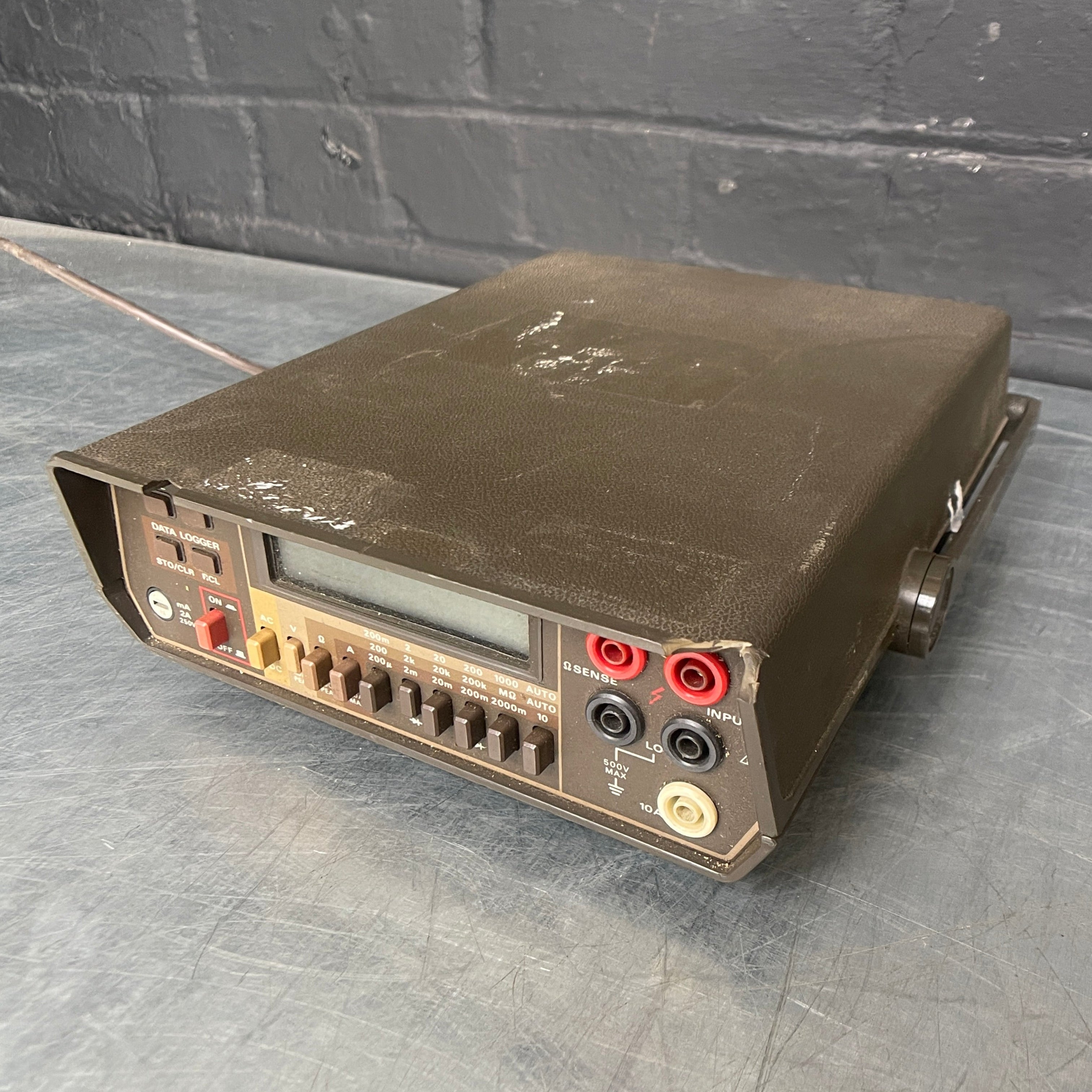 autoranging microvolt tester auto ranging electrical Industrial powerhouse props prop rental hire vintage movie film set dec 1