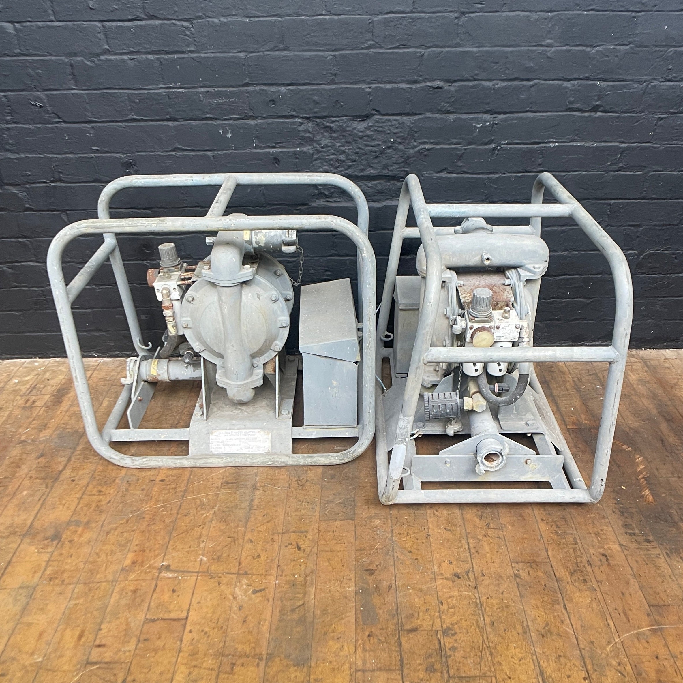 industrial bund air pump generator Industrial powerhouse props prop rental hire vintage movie film set dec