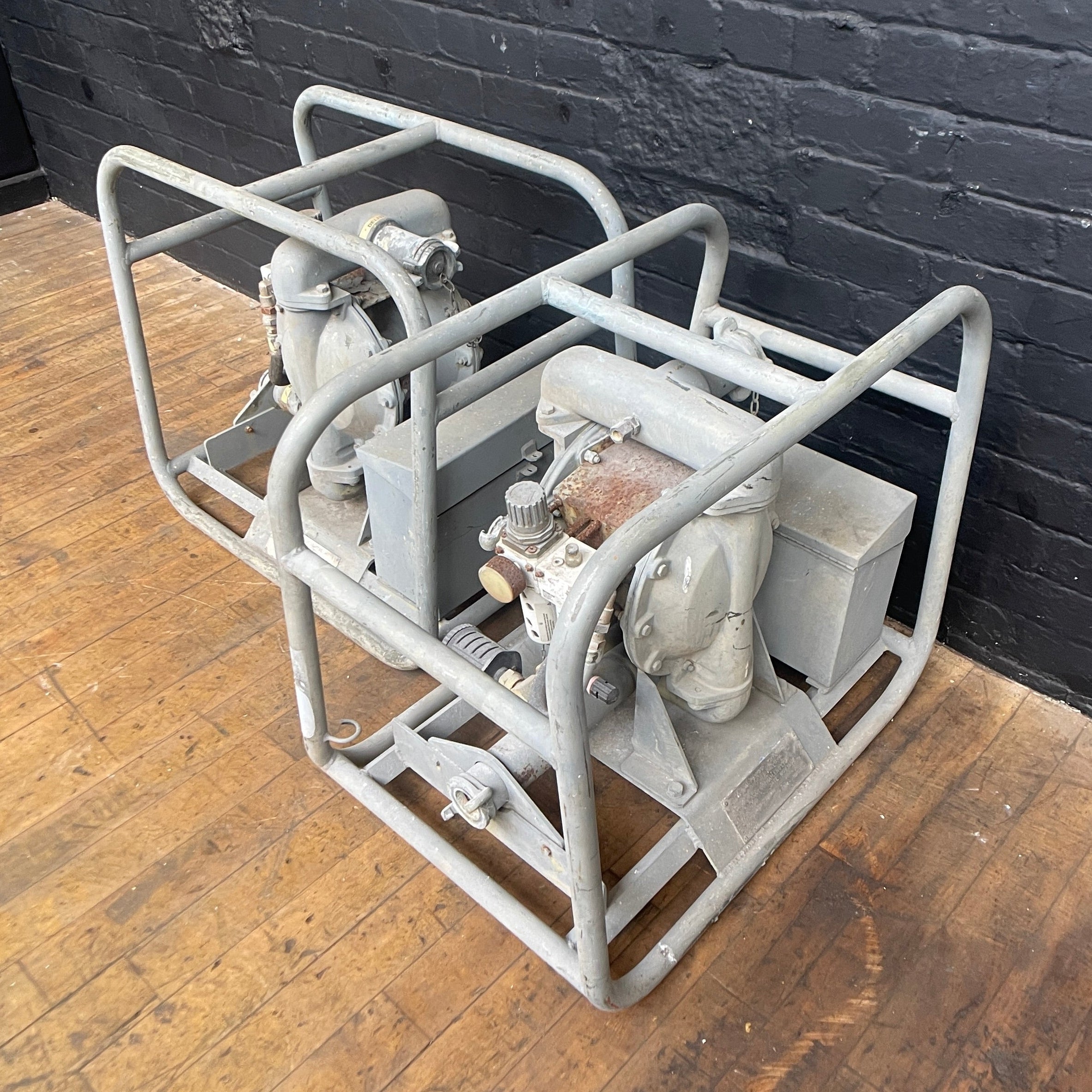 industrial bund air pump generator Industrial powerhouse props prop rental hire vintage movie film set dec 1