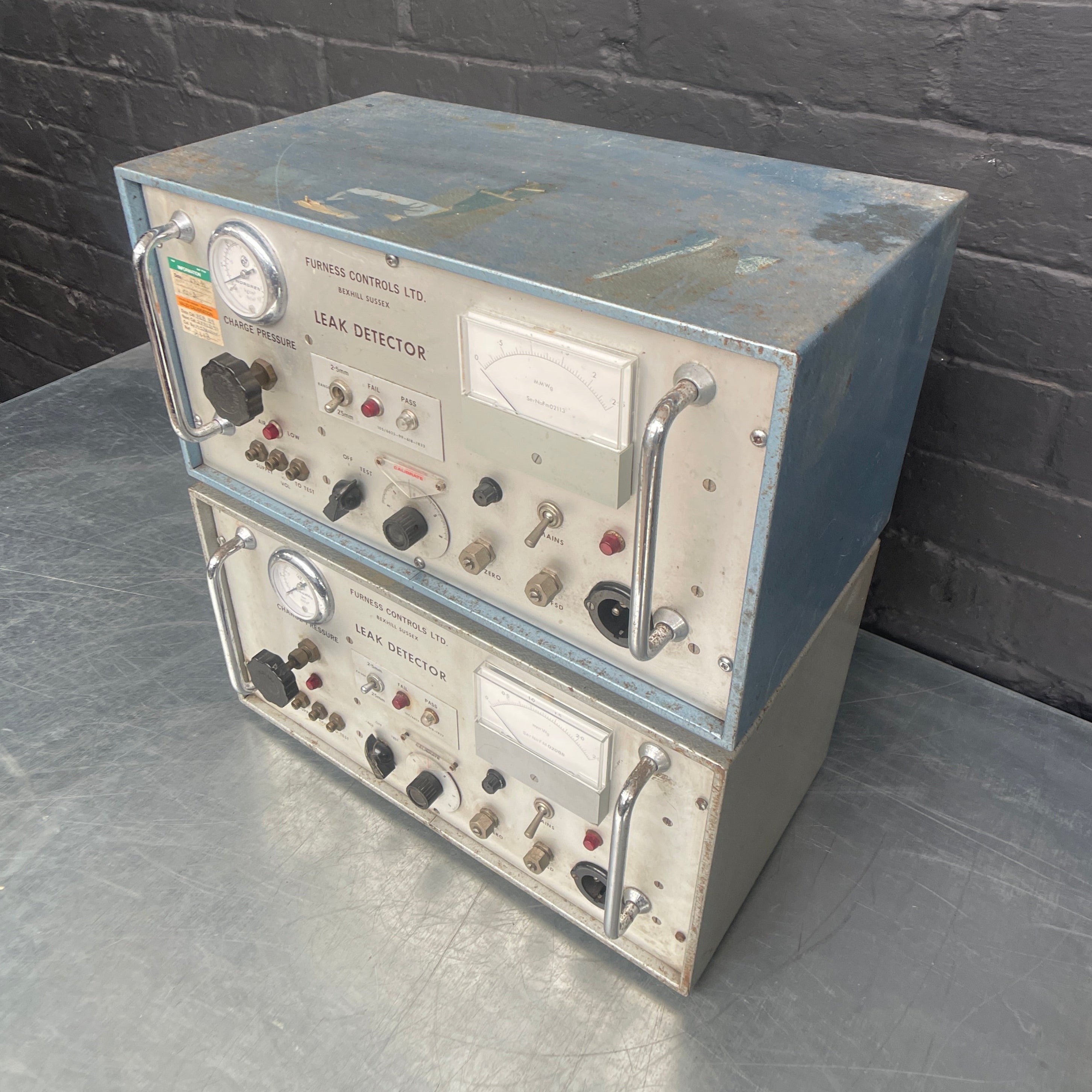 leak detector electrical test set testing Industrial powerhouse props prop rental hire vintage movie film set dec 1