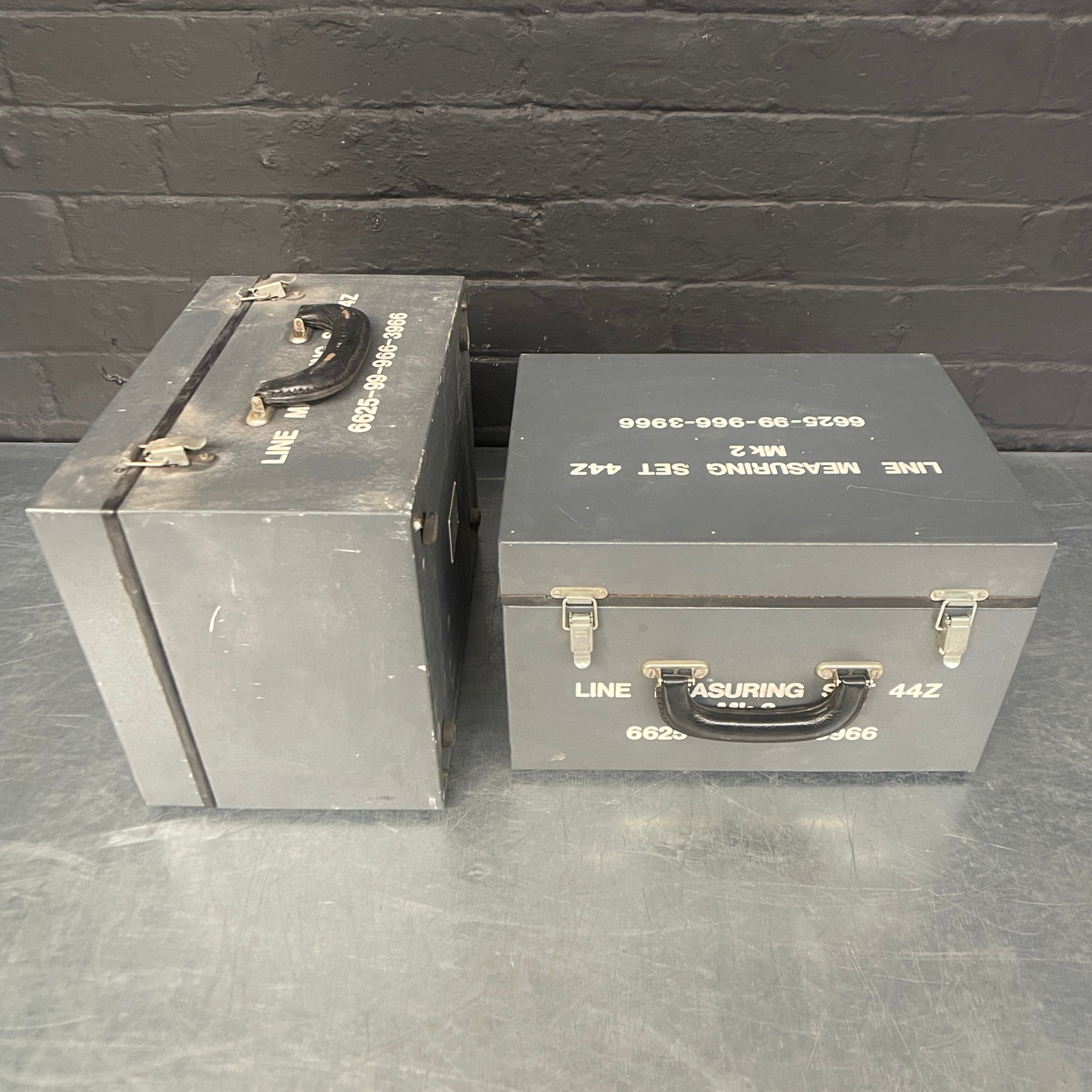 line measuring set test kit electrical Industrial powerhouse props prop rental hire vintage movie film set dec 3
