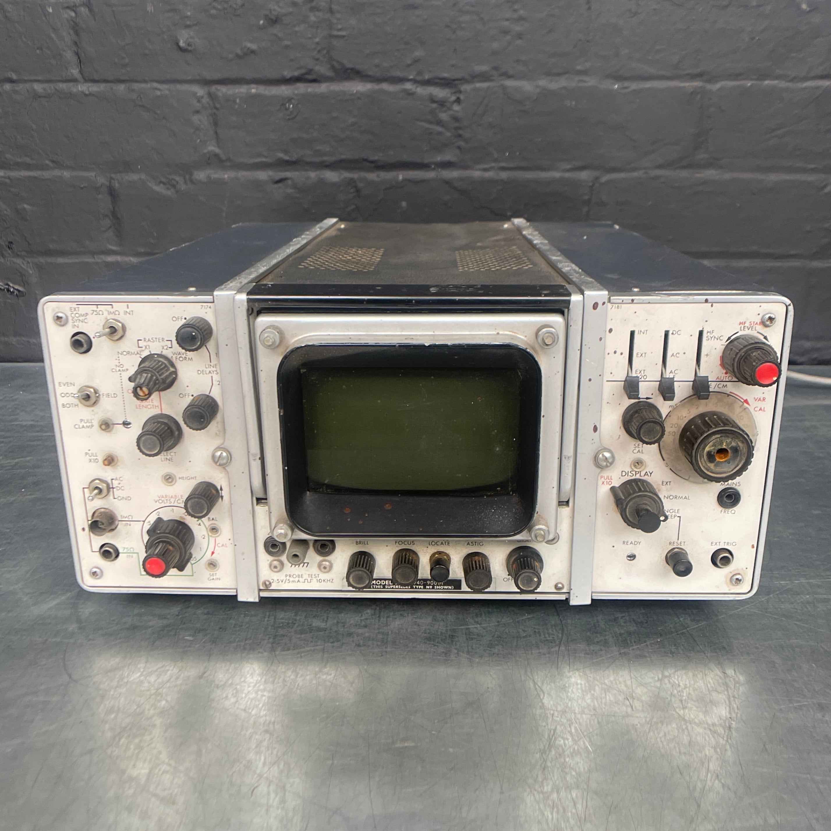 oscilloscope unit electrical Industrial powerhouse props prop rental hire vintage movie film set dec 16