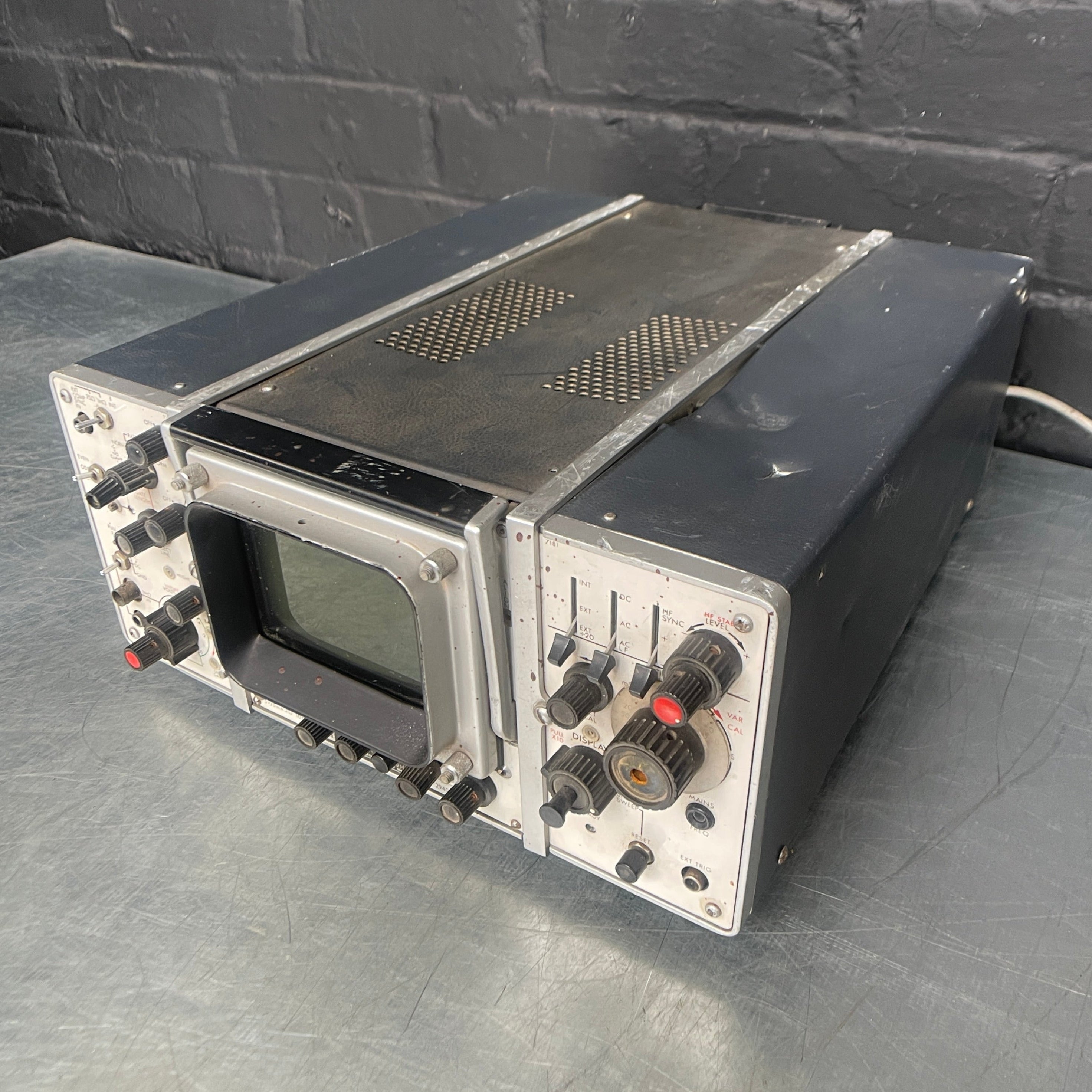oscilloscope unit electrical Industrial powerhouse props prop rental hire vintage movie film set dec 17