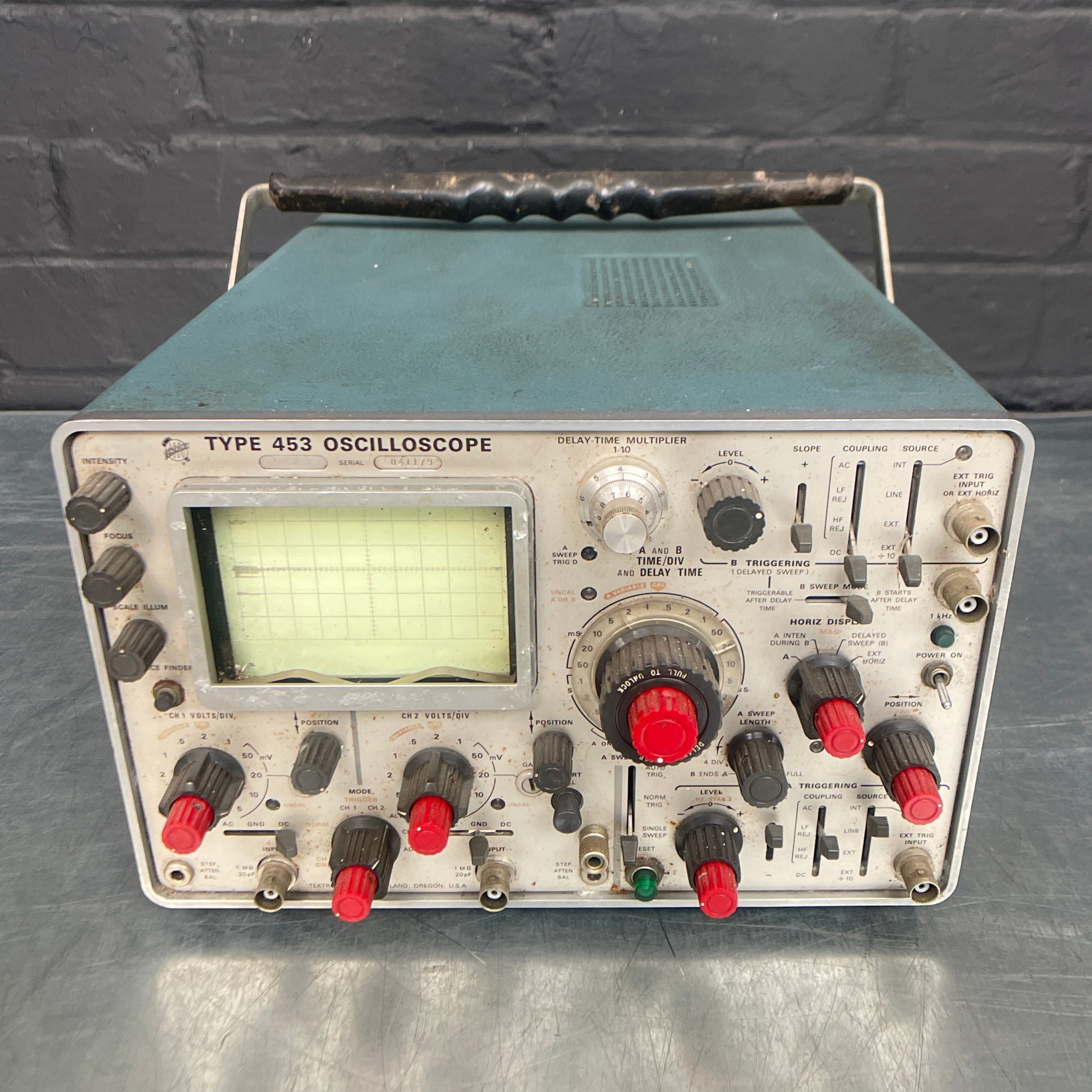 oscilloscope unit electrical Industrial powerhouse props prop rental hire vintage movie film set dec 18