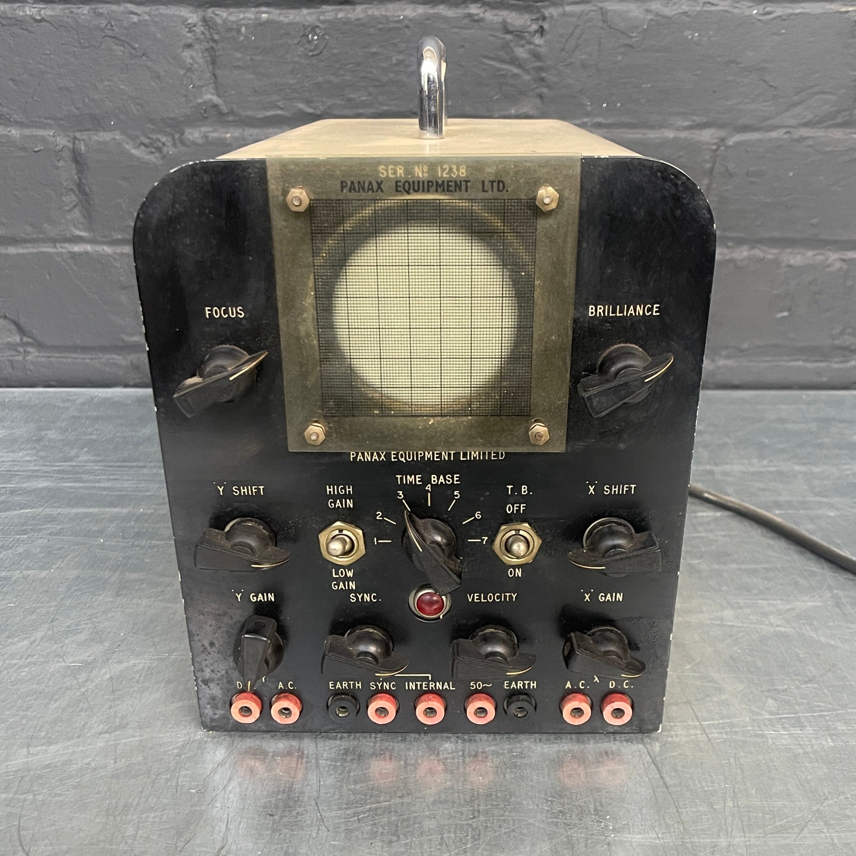 oscilloscope unit electrical Industrial powerhouse props prop rental hire vintage movie film set dec 28