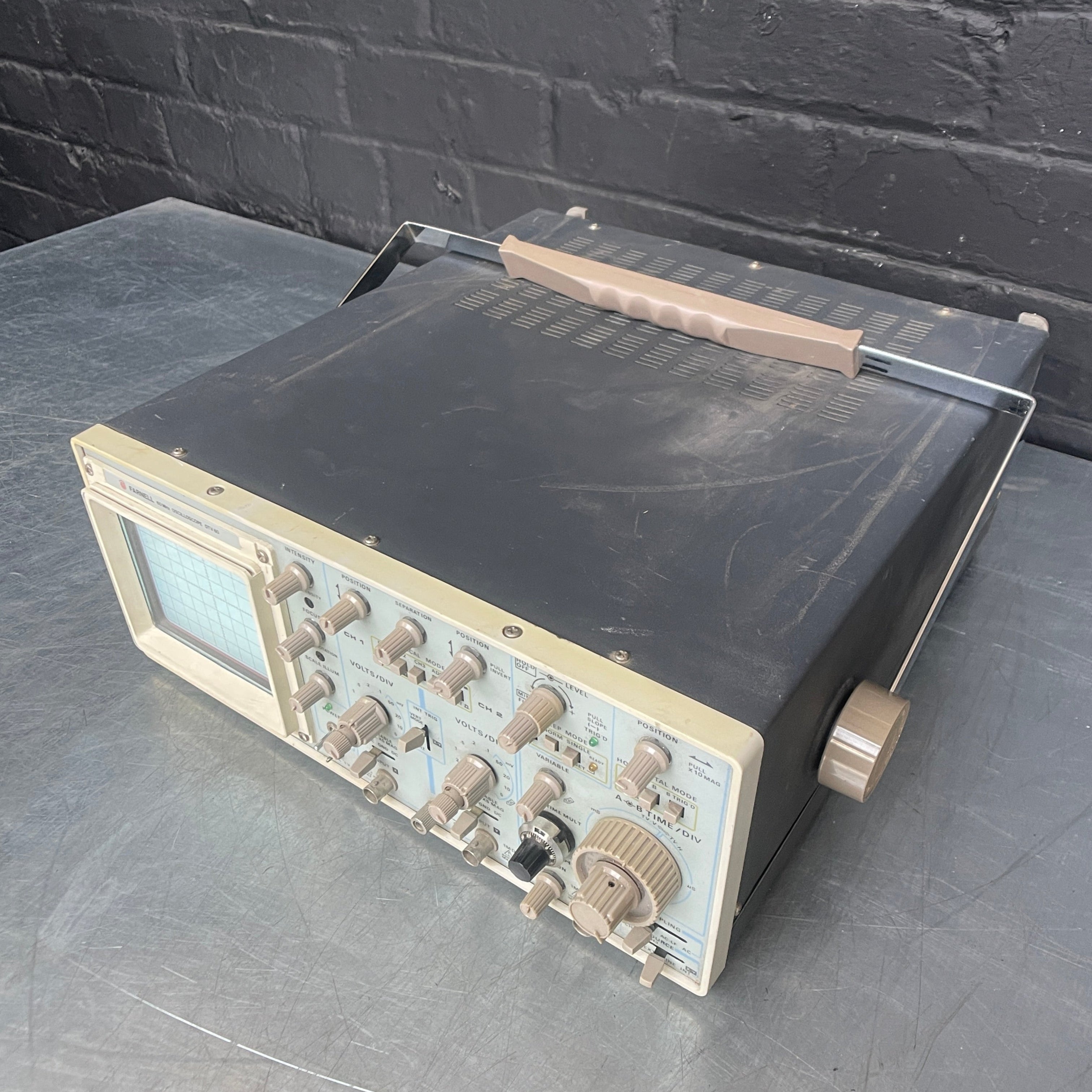 oscilloscope unit electrical Industrial powerhouse props prop rental hire vintage movie film set dec 33