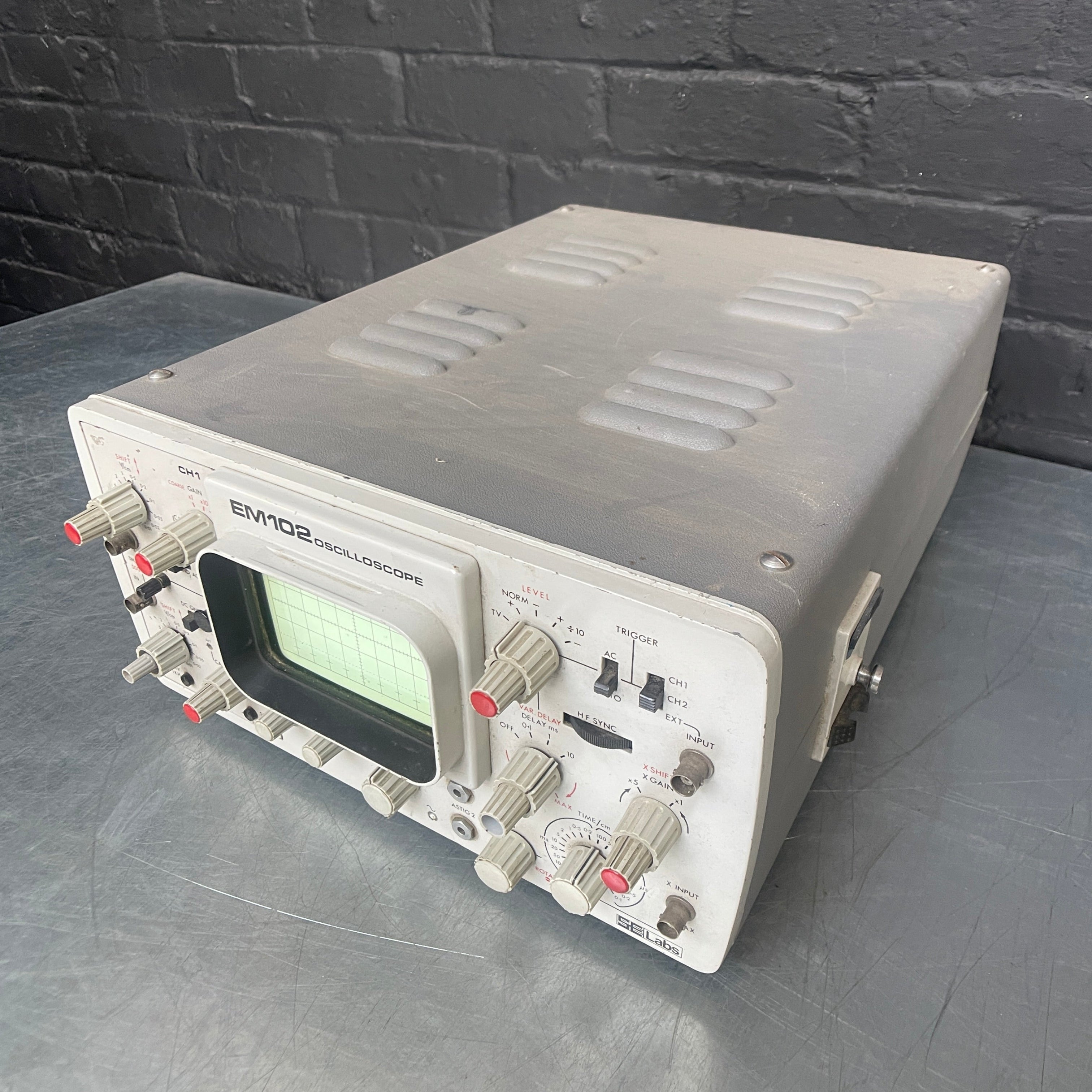 oscilloscope unit electrical Industrial powerhouse props prop rental hire vintage movie film set dec 35