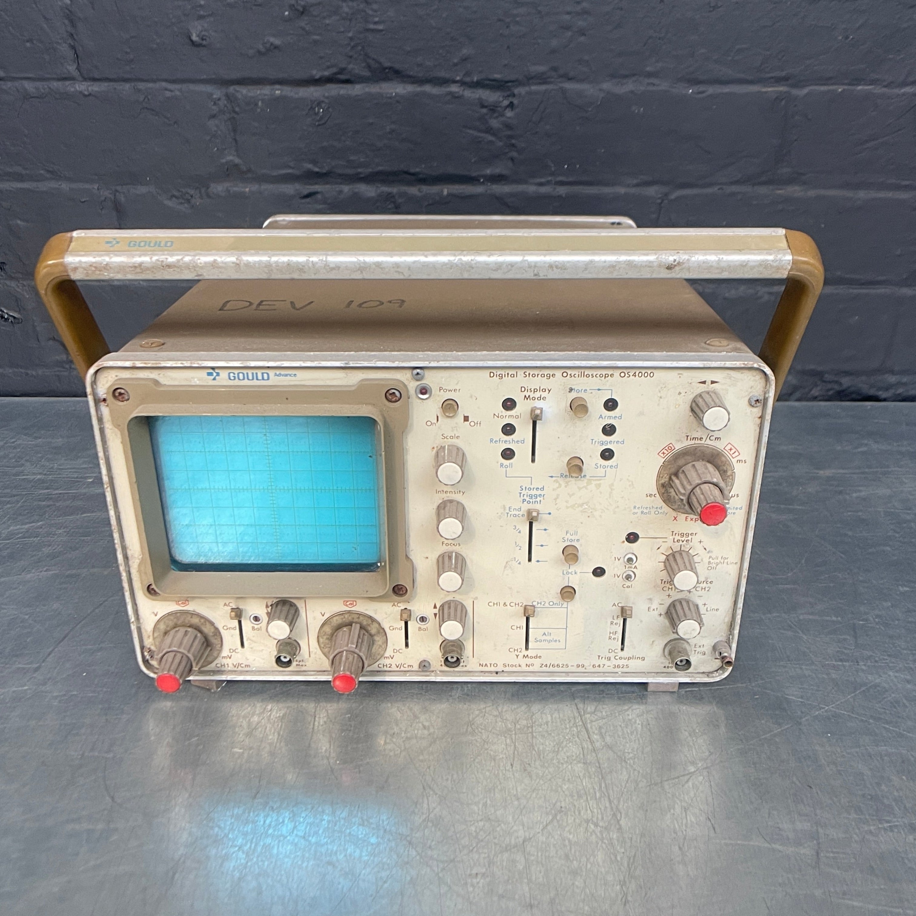 oscilloscope unit electrical Industrial powerhouse props prop rental hire vintage movie film set dec 4