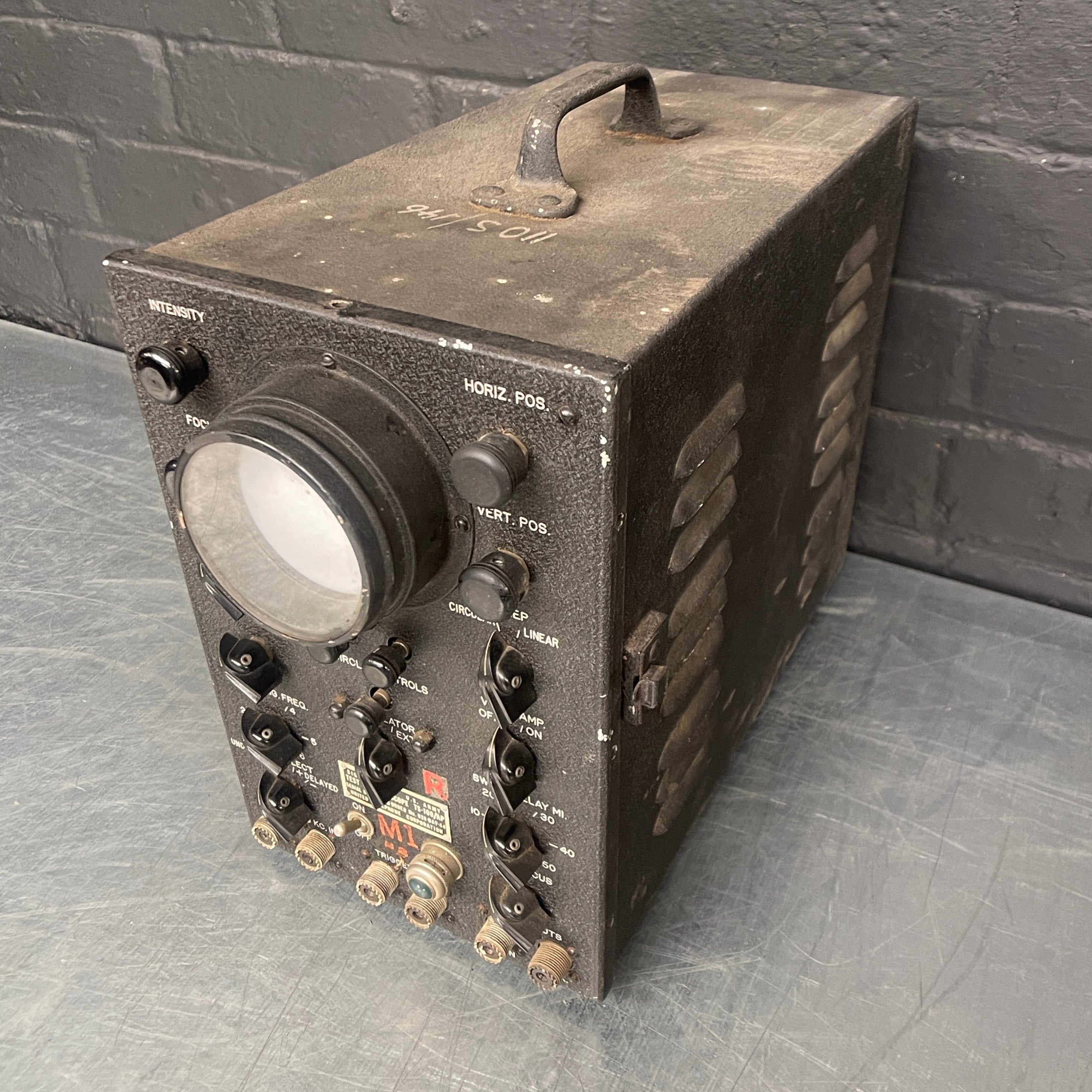 oscilloscope unit electrical Industrial powerhouse props prop rental hire vintage movie film set dec 44