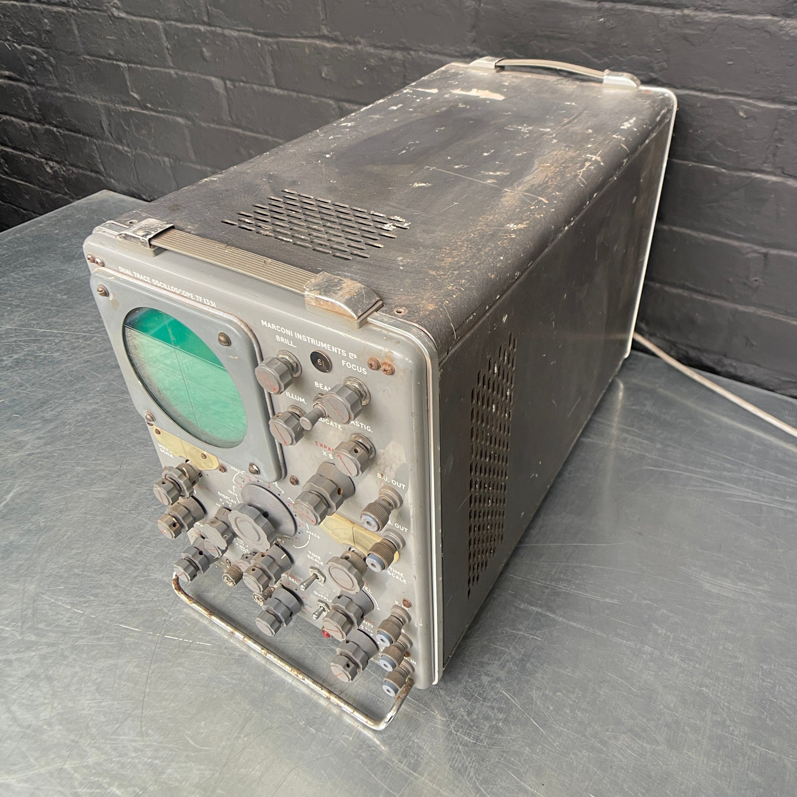 oscilloscope unit electrical Industrial powerhouse props prop rental hire vintage movie film set dec 48