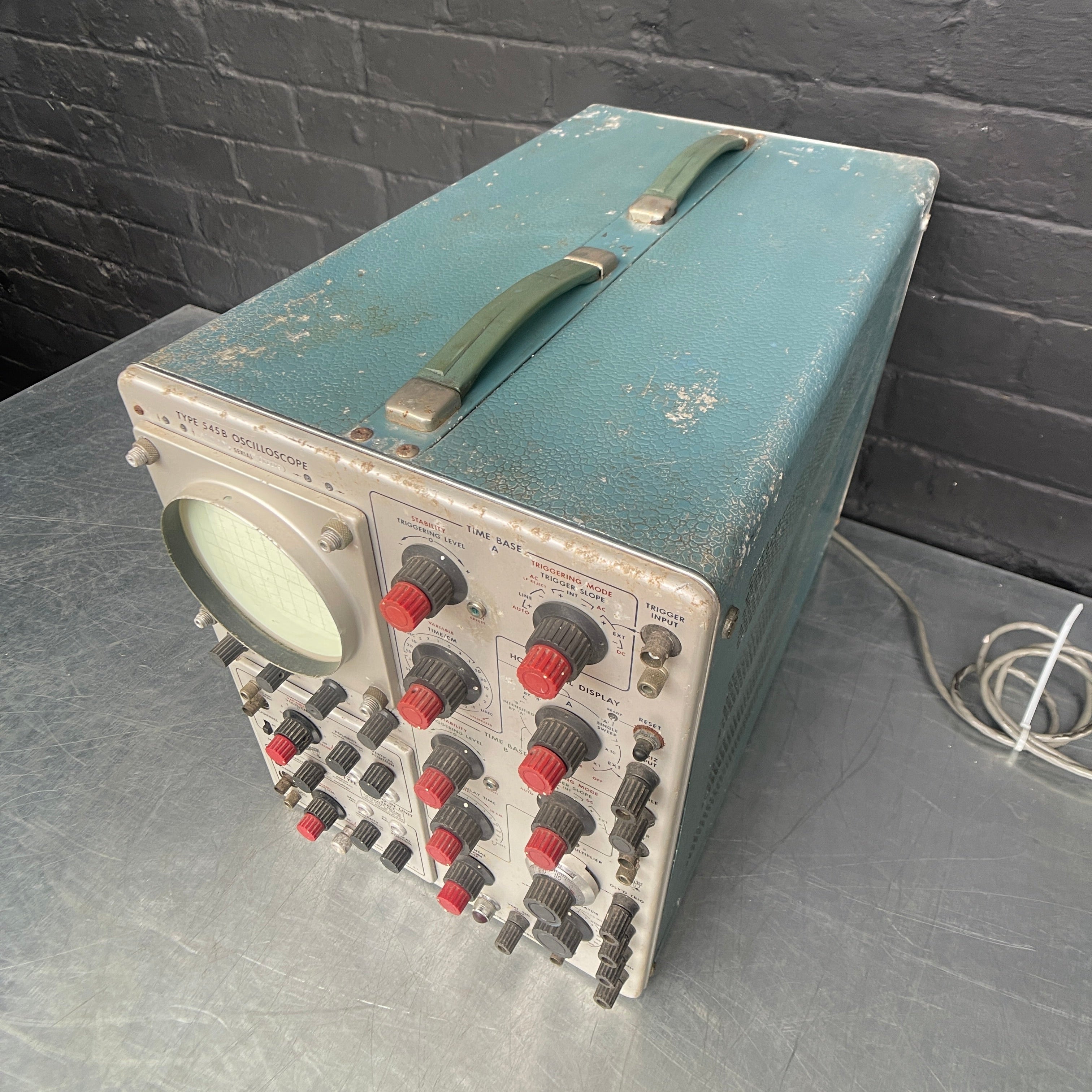 oscilloscope unit electrical Industrial powerhouse props prop rental hire vintage movie film set dec 42
