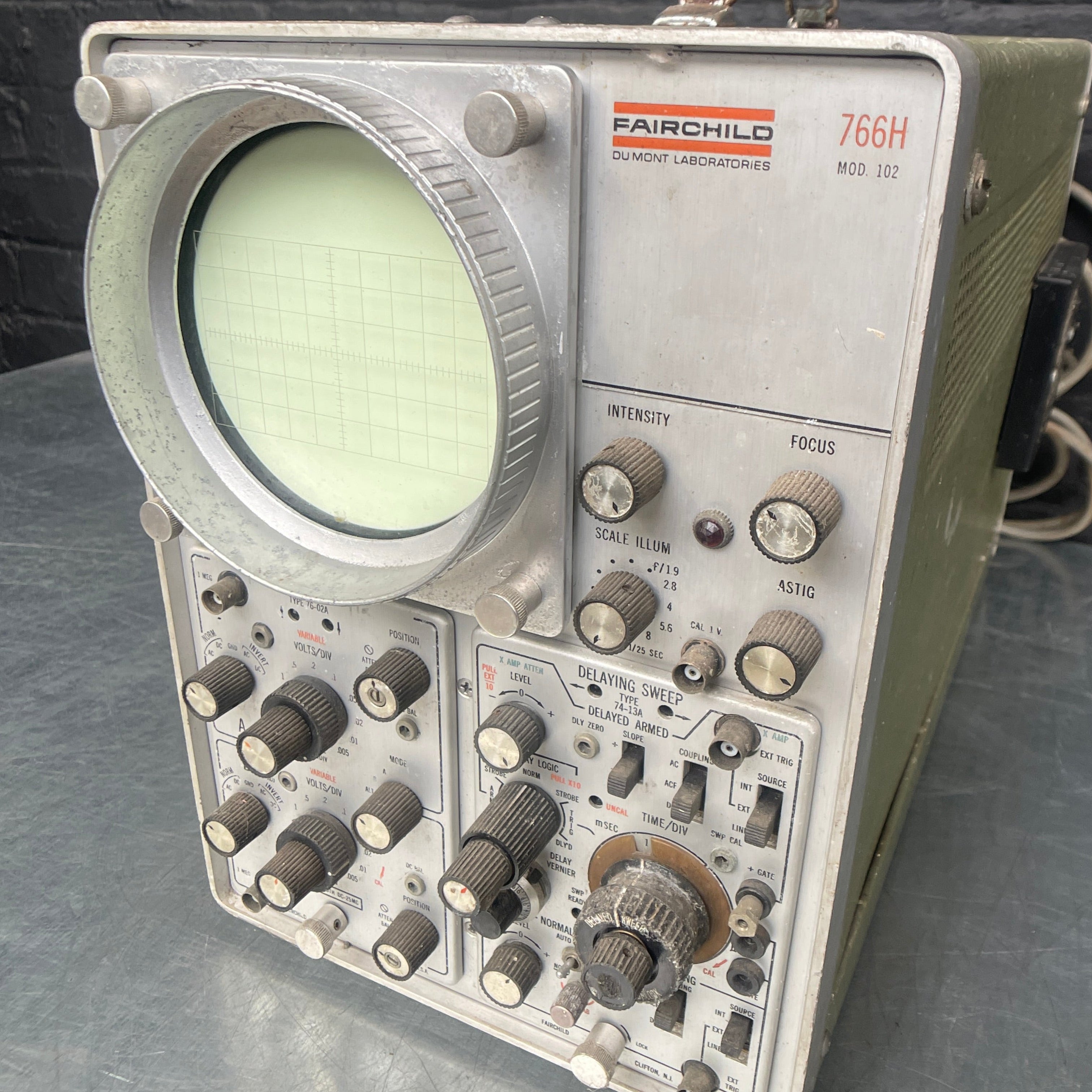 oscilloscope unit electrical Industrial powerhouse props prop rental hire vintage movie film set dec 58
