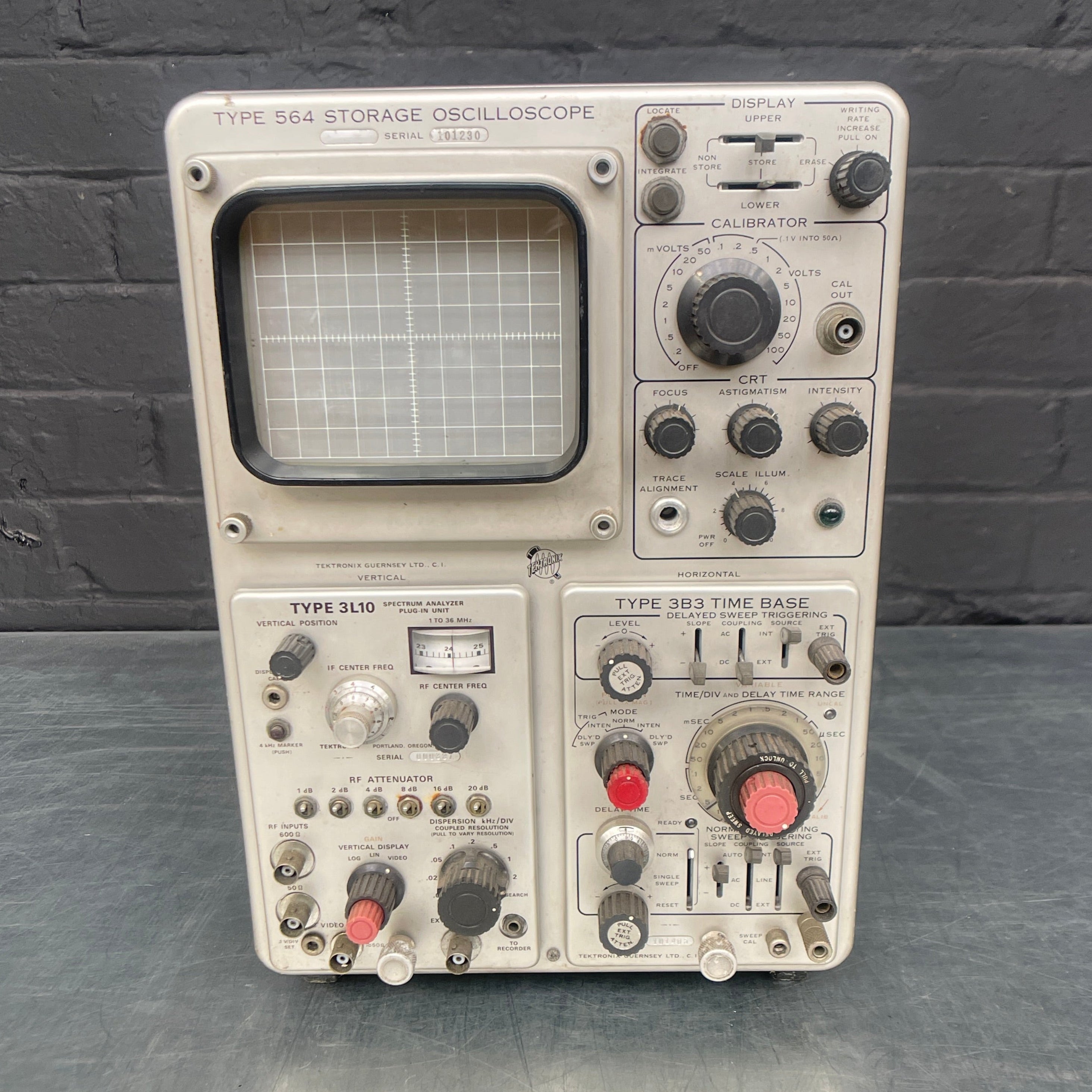 oscilloscope unit electrical Industrial powerhouse props prop rental hire vintage movie film set dec 64