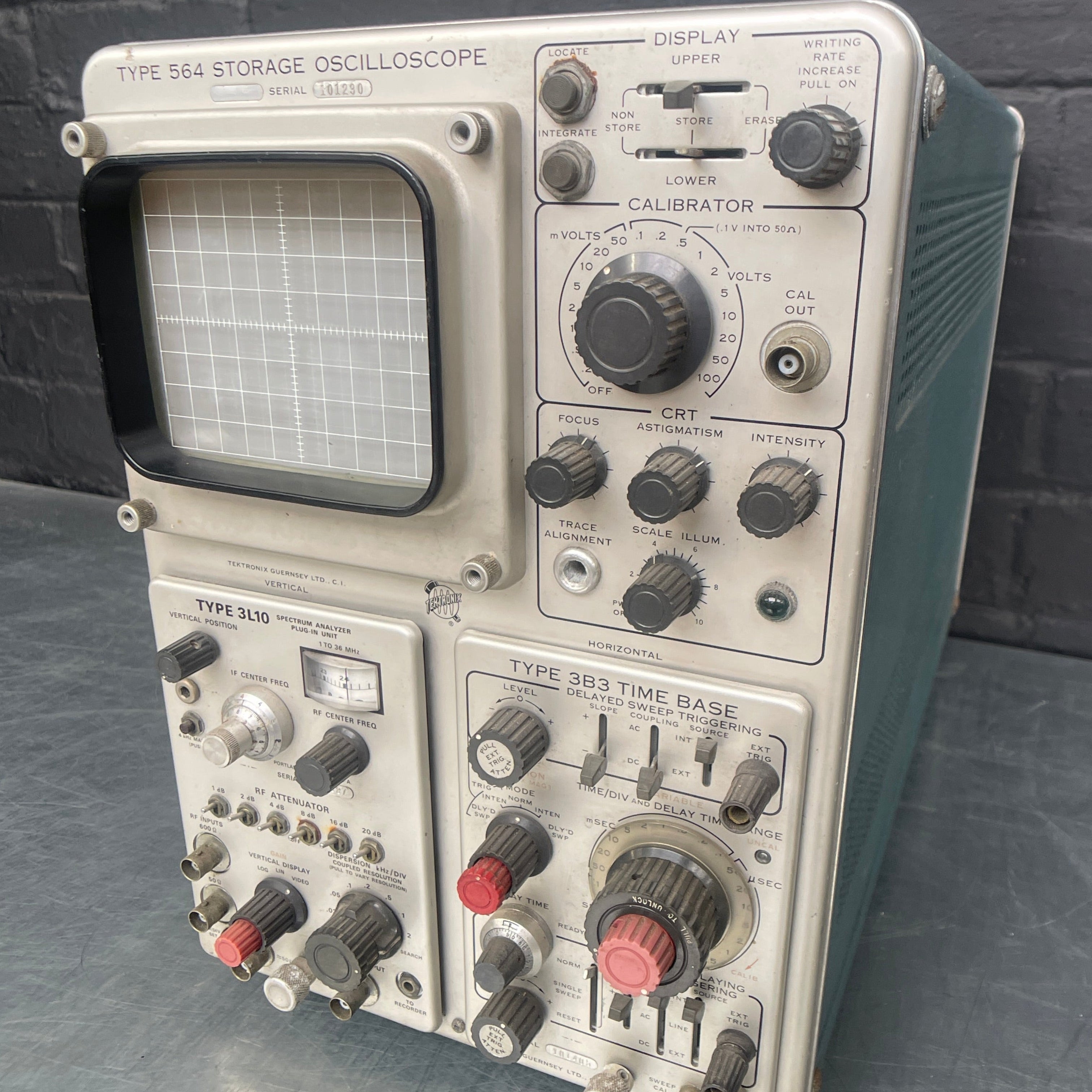 oscilloscope unit electrical Industrial powerhouse props prop rental hire vintage movie film set dec 66
