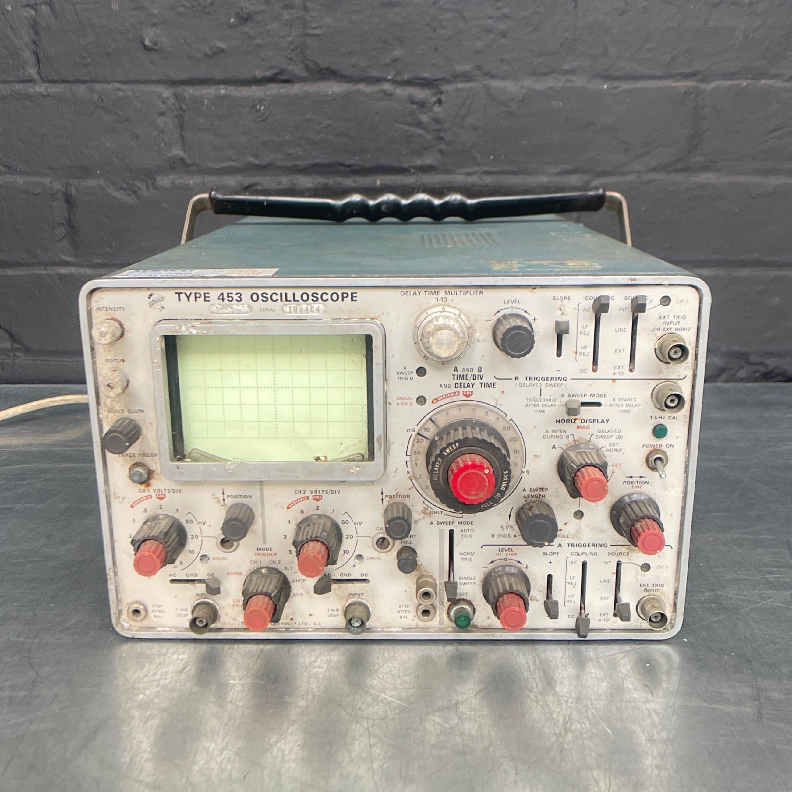 oscilloscope unit electrical Industrial powerhouse props prop rental hire vintage movie film set dec 8