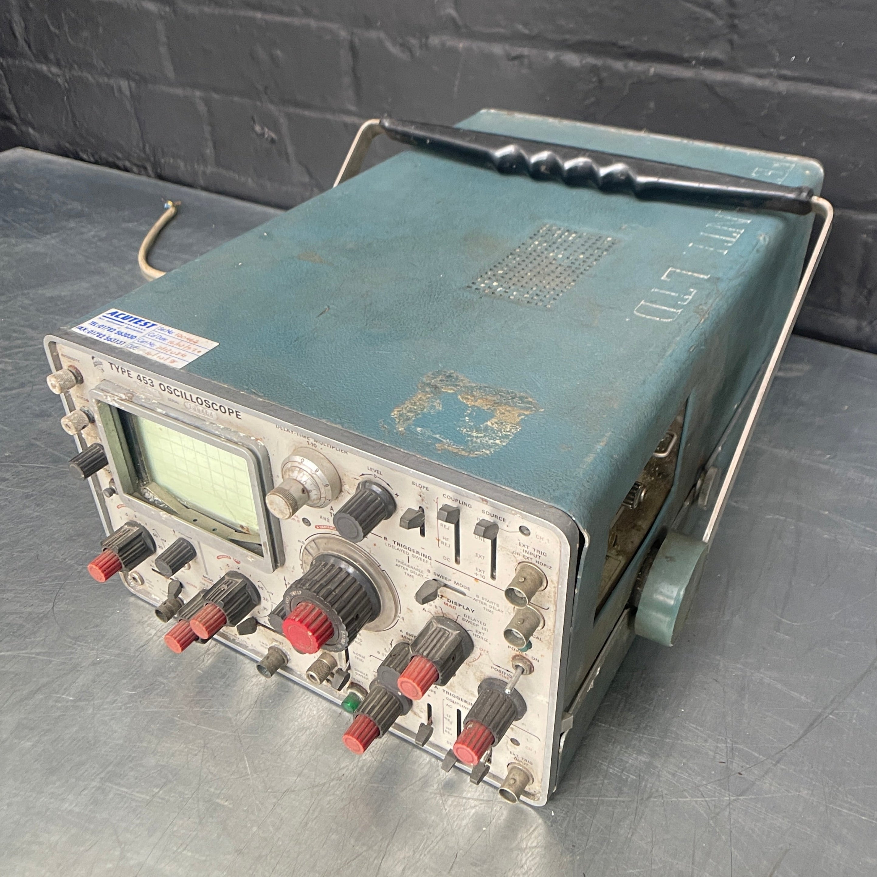 oscilloscope unit electrical Industrial powerhouse props prop rental hire vintage movie film set dec 9