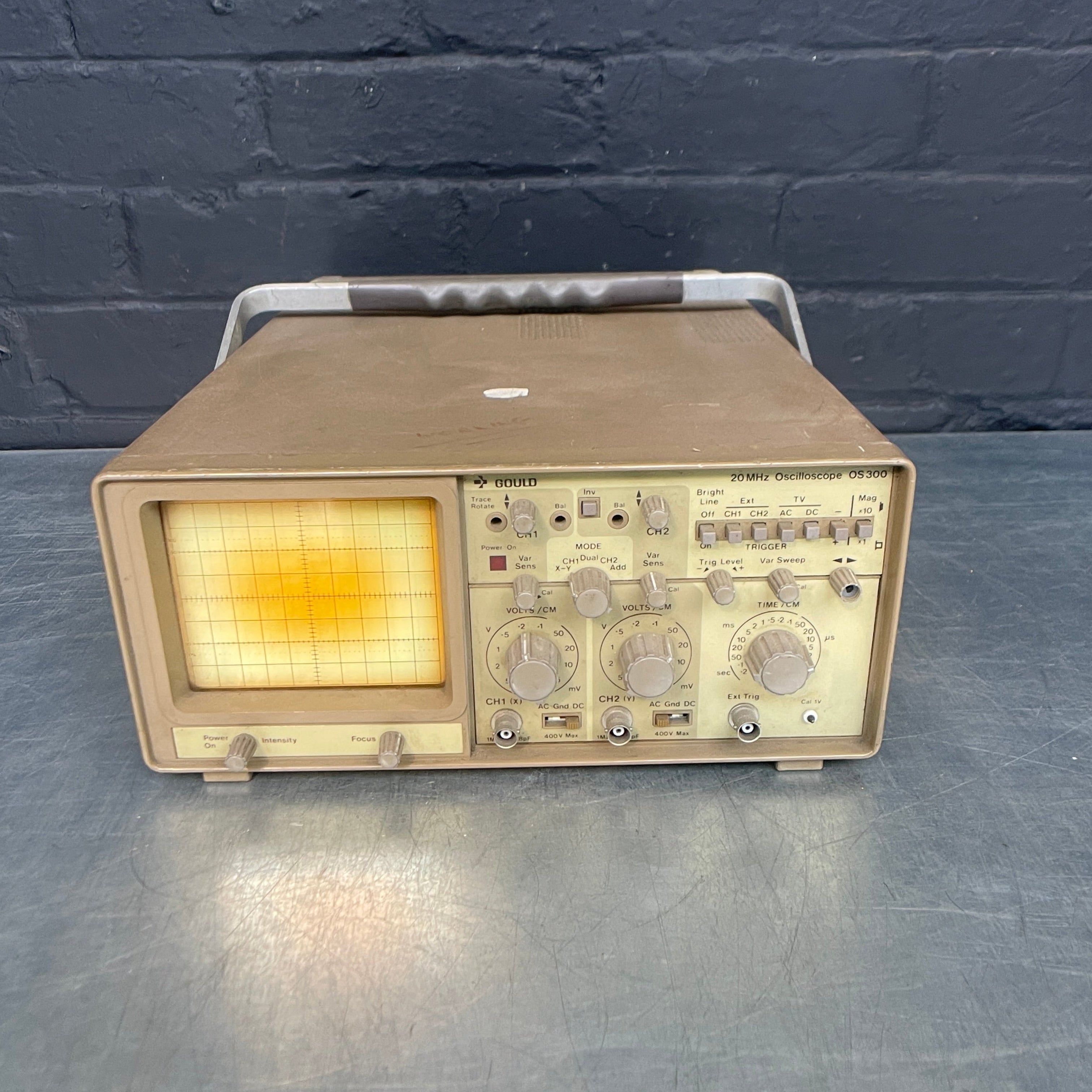oscilloscope unit electrical monitor Industrial powerhouse props prop rental hire vintage movie film set dec