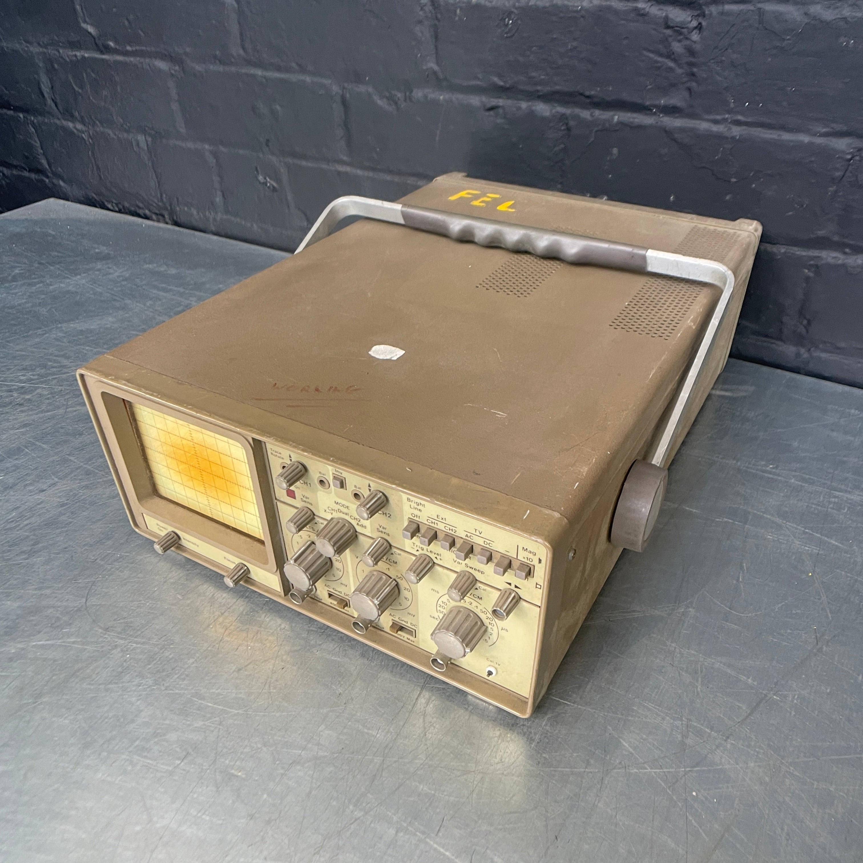 oscilloscope unit electrical monitor Industrial powerhouse props prop rental hire vintage movie film set dec 1