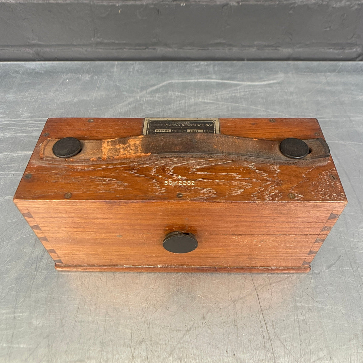 resistance megohms tester electrical scientific Industrial powerhouse props prop rental hire vintage movie film set dec 2