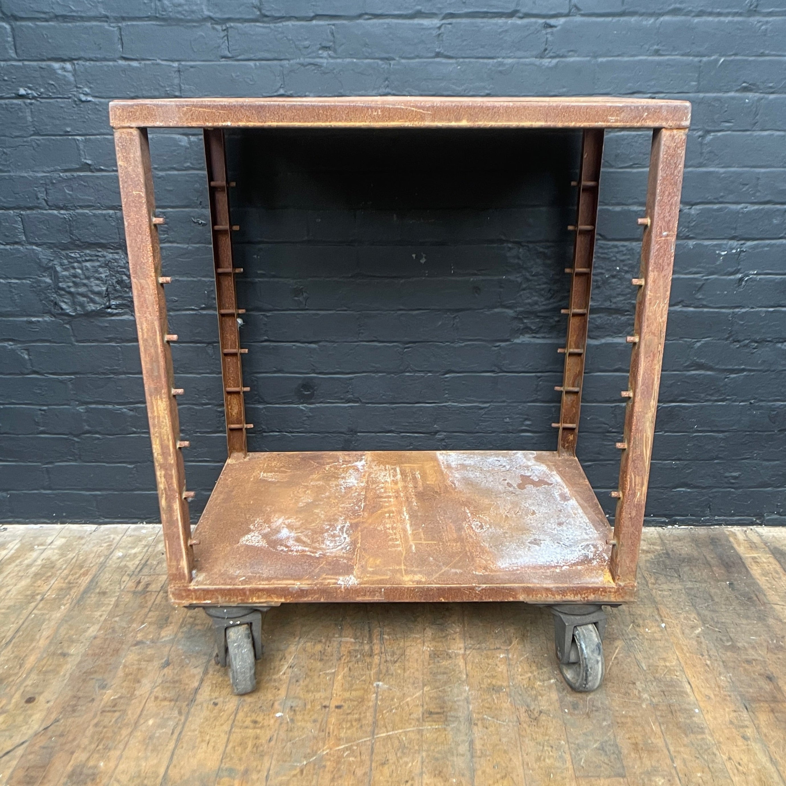rusty engineers cart trolley industrial Industrial powerhouse props prop rental hire vintage movie film set dec