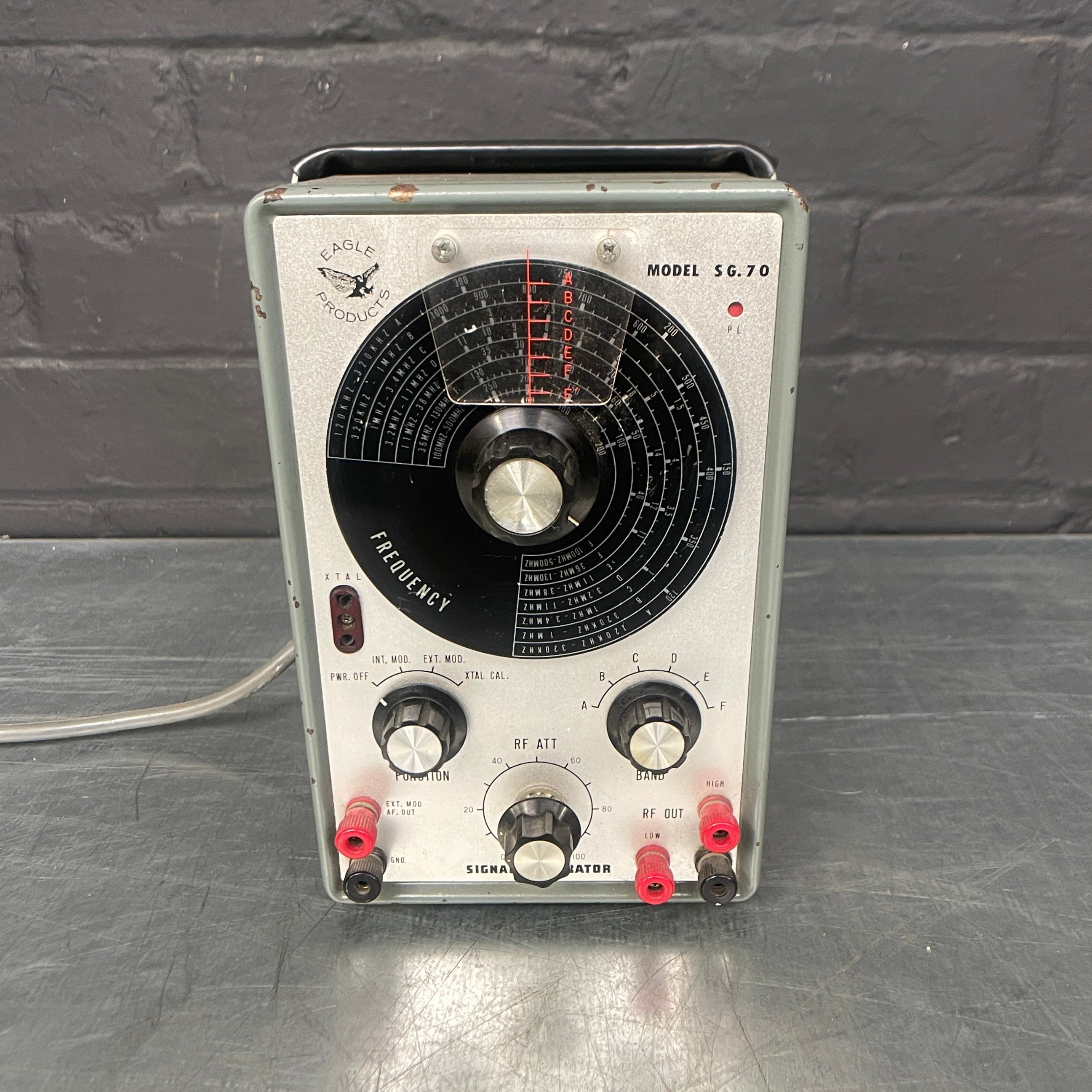 signal generator electrical instrument Industrial powerhouse props prop rental hire vintage movie film set dec