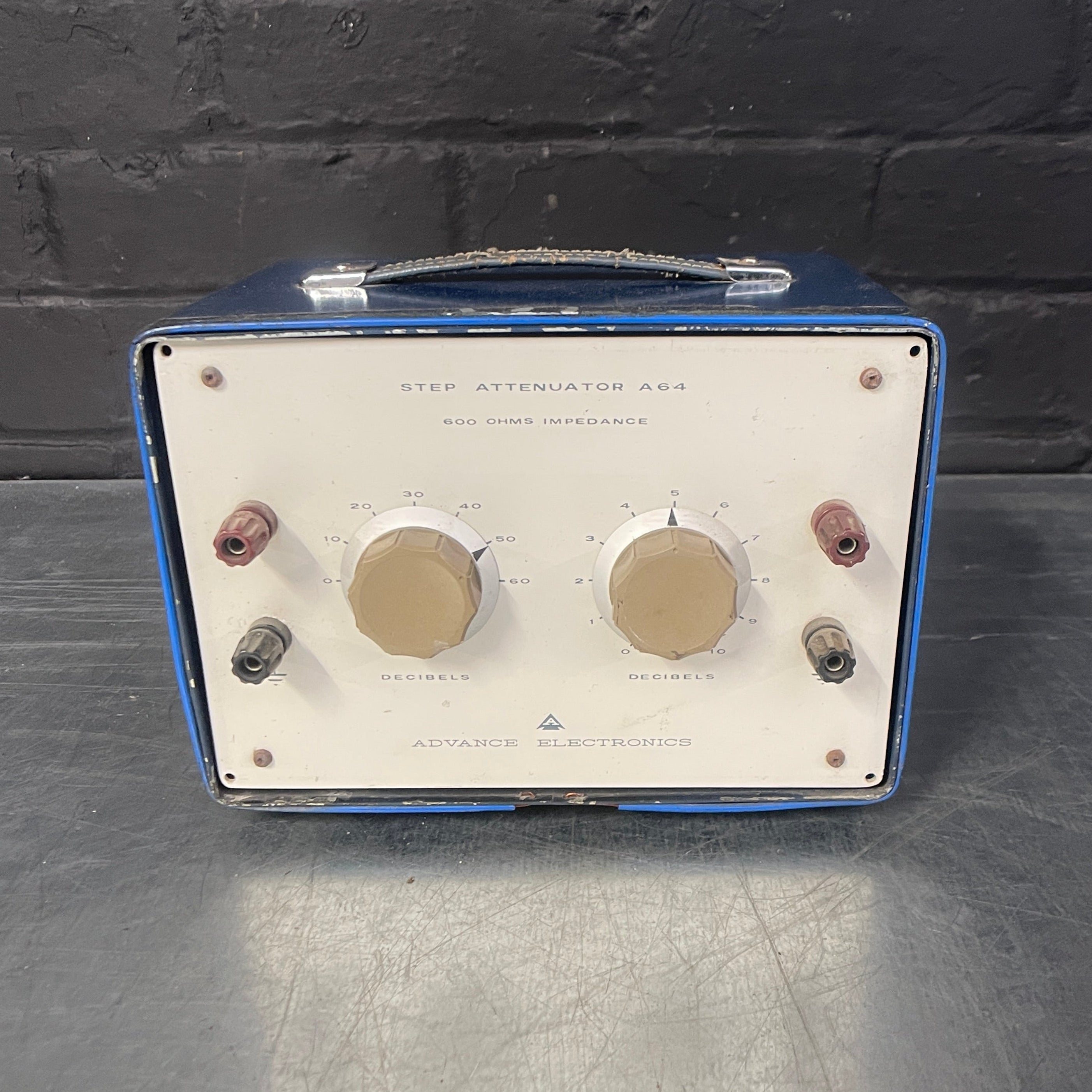 step authenticator electrical scientific tester Industrial powerhouse props prop rental hire vintage movie film set dec