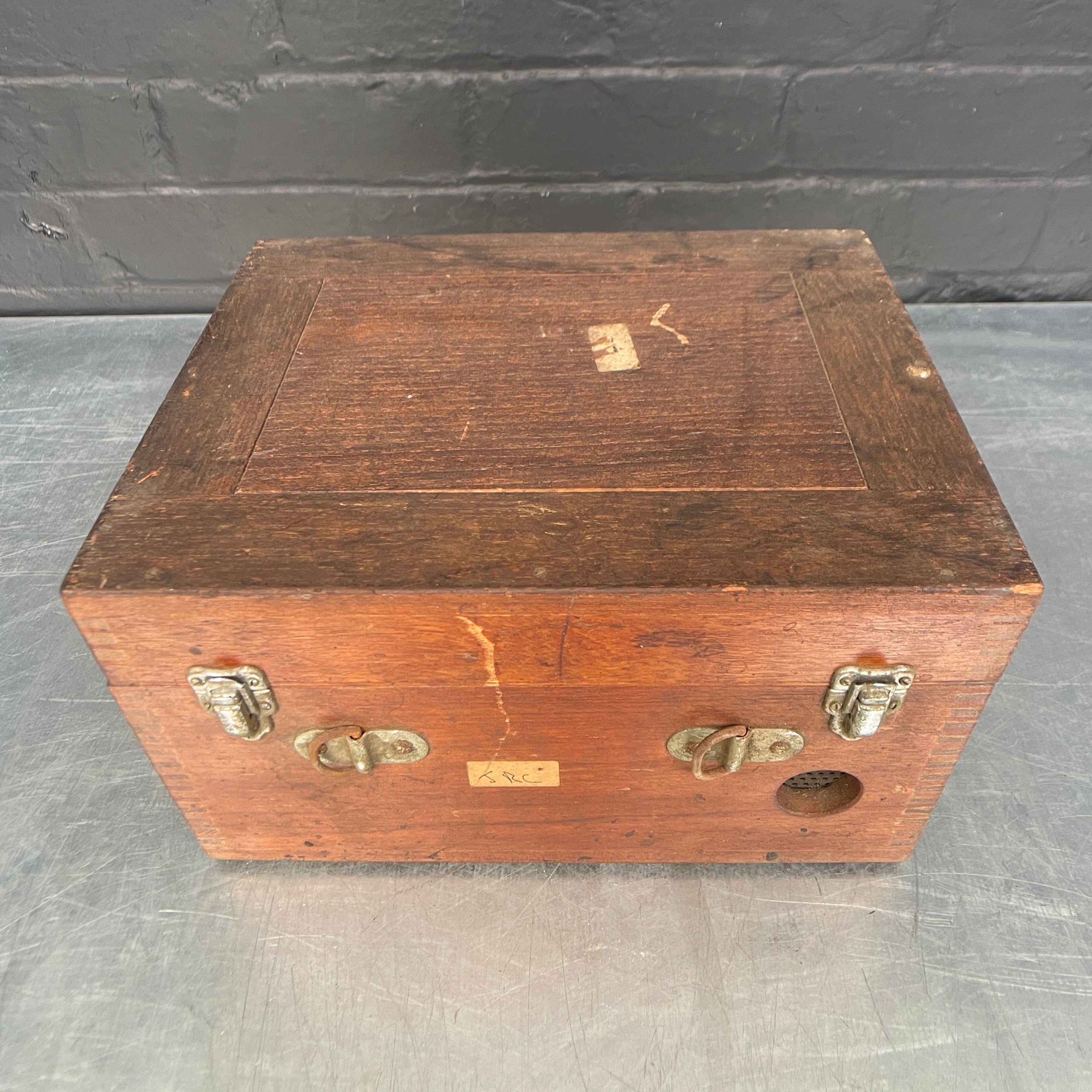 volt tester electrical scientific Industrial powerhouse props prop rental hire vintage movie film set dec kit 2