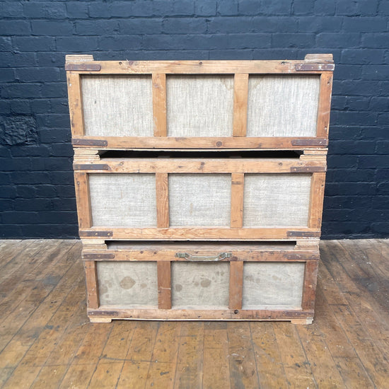 Canvas & wooden boxes Qty 16