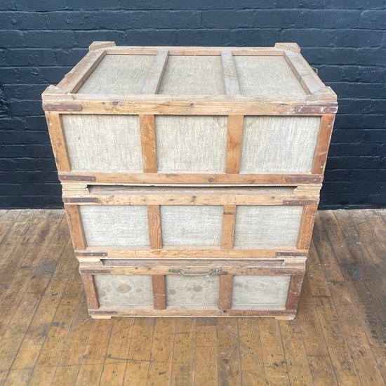 Canvas & wooden boxes Qty 16