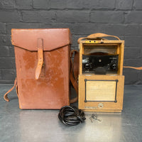 Holophane photo meter electrical scientific street light Industrial powerhouse props prop rental hire vintage movie film set dec