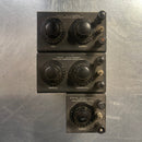 Industrial powerhouse props prop rental hire vintage movie film set dec Electrical decade resistance switchgear dials