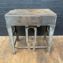 Industrial powerhouse props prop rental hire vintage movie film set dec Industrial machine table workbench cast steel 3