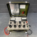 Industrial powerhouse props prop rental hire vintage movie film set dec OHM meter tester electrical scientific
